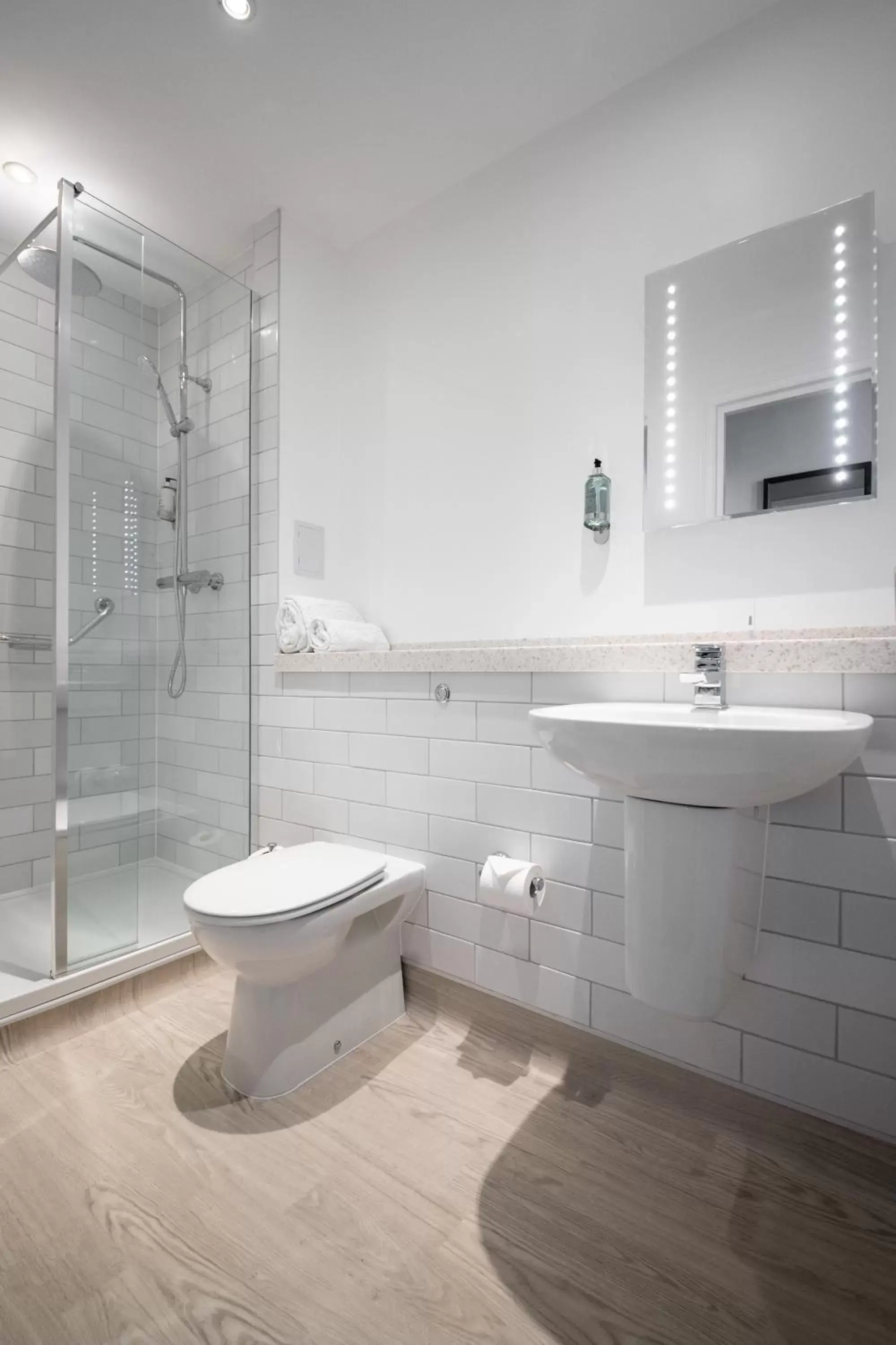 Shower, Bathroom in Miller & Carter Heaton Chapel by Innkeeper's Collection