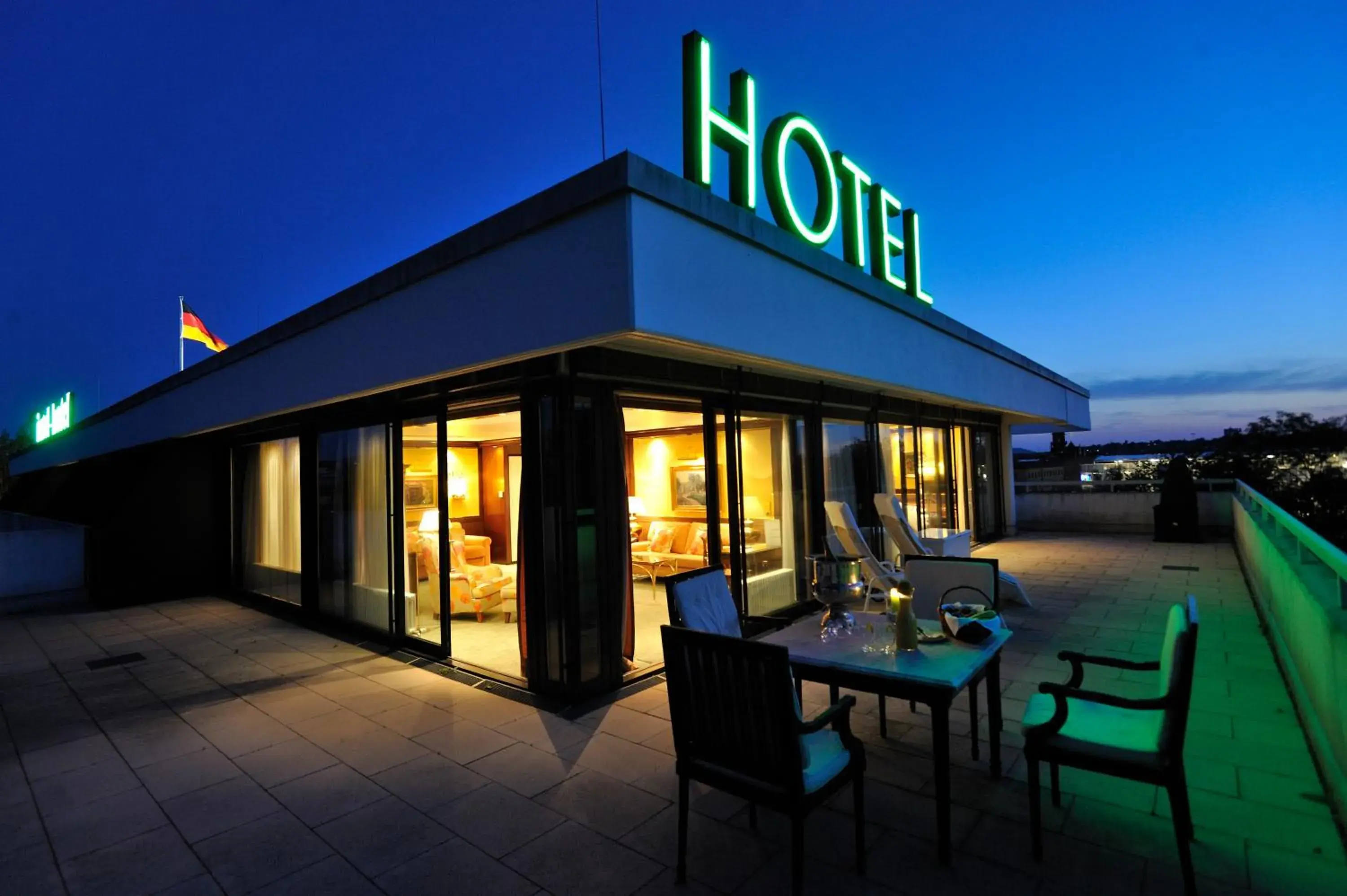 Balcony/Terrace in Insel-Hotel Heilbronn