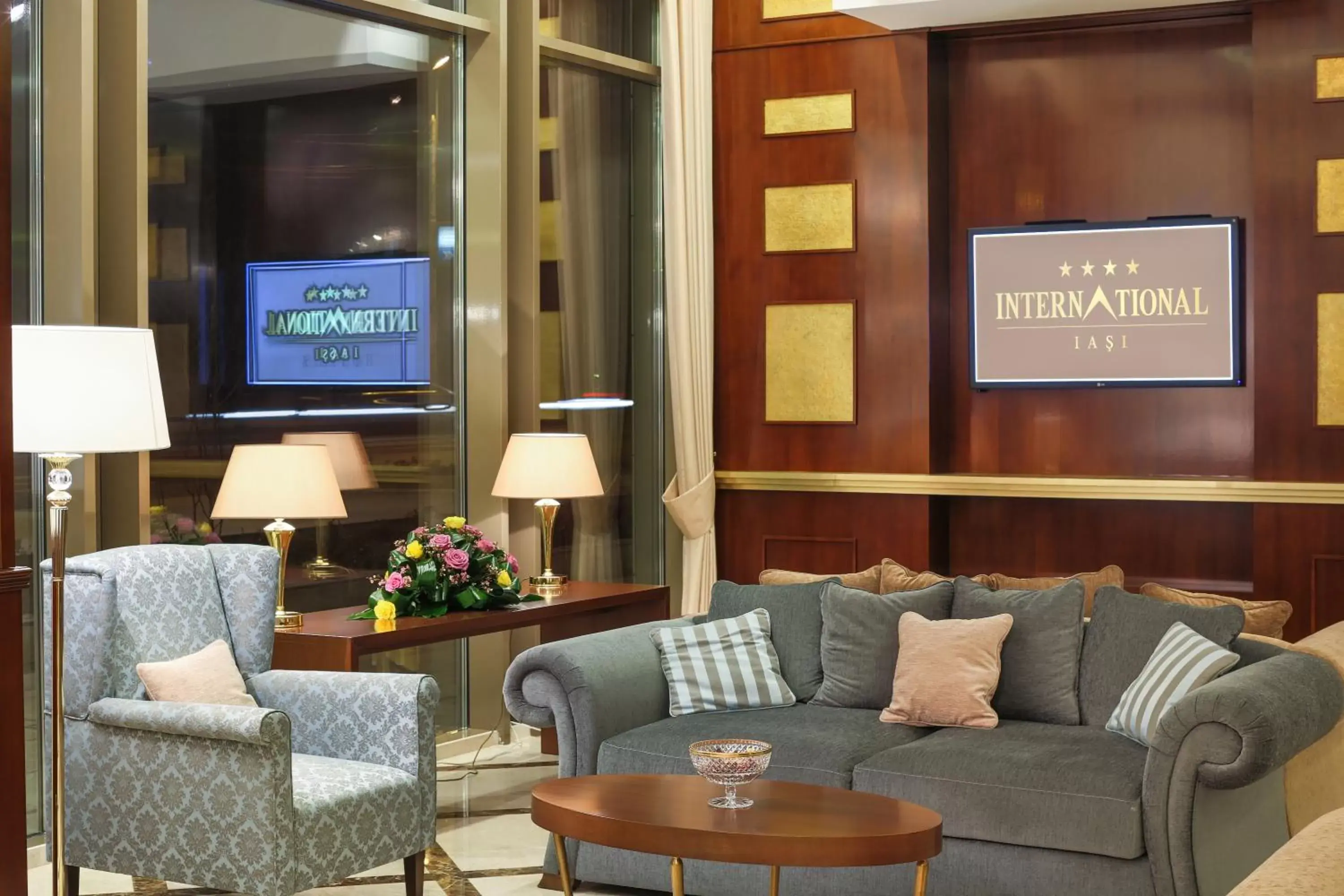 Lobby or reception in Hotel International Iasi