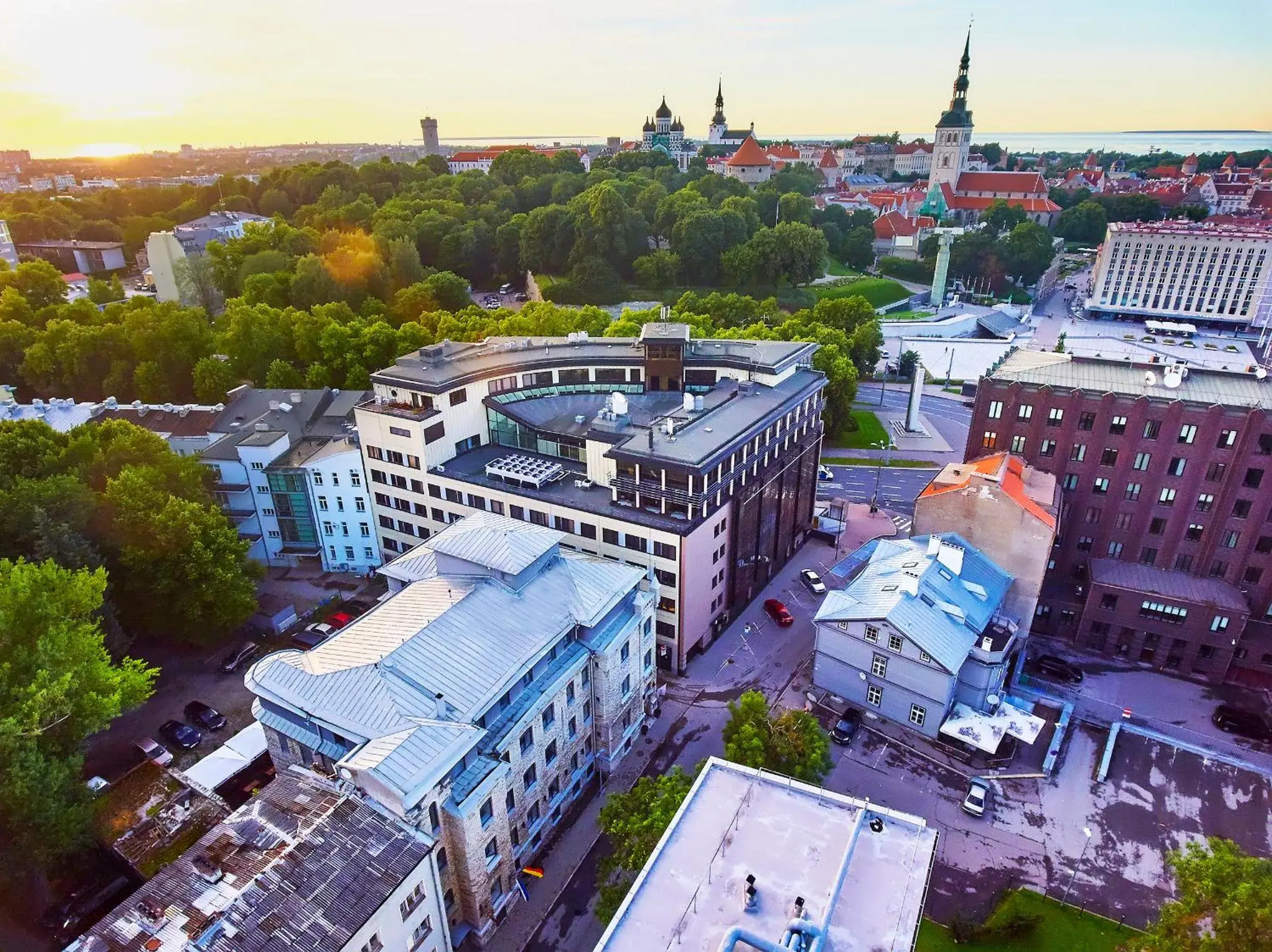 Bird's eye view, Bird's-eye View in Hotel St. Barbara