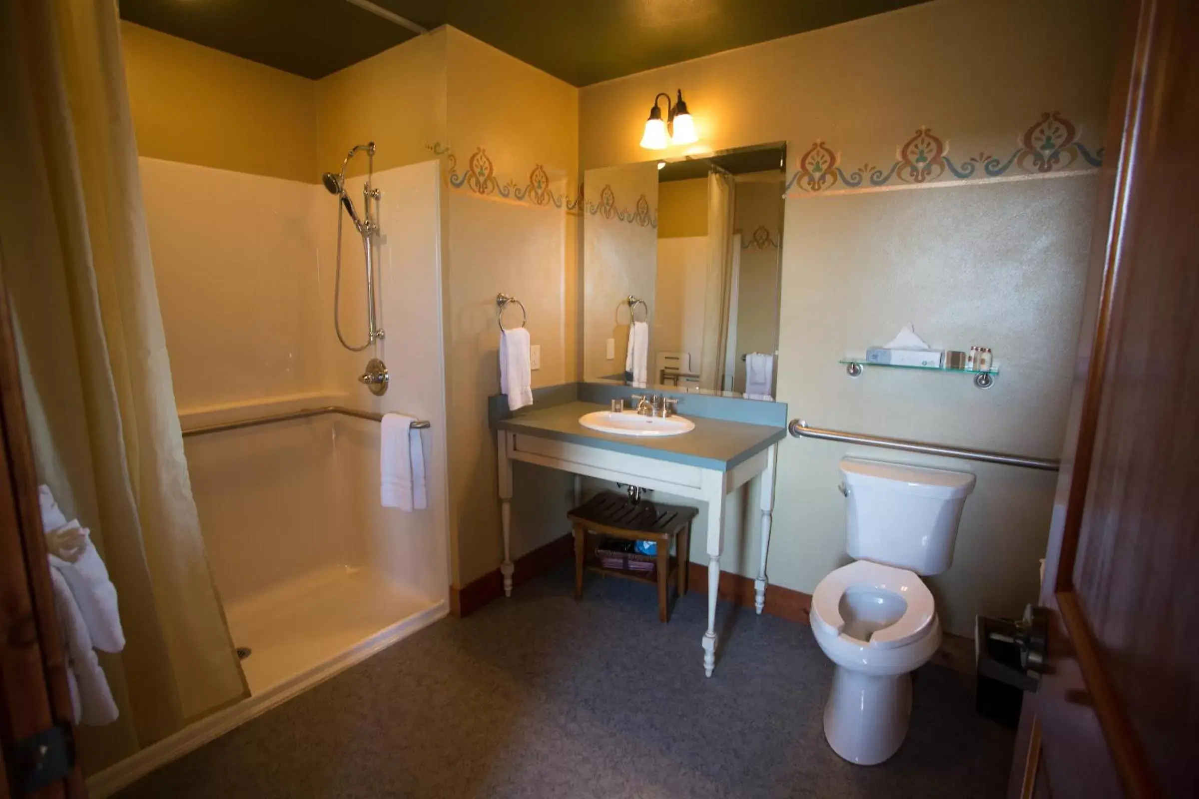 Bathroom in McMenamins Gearhart Hotel