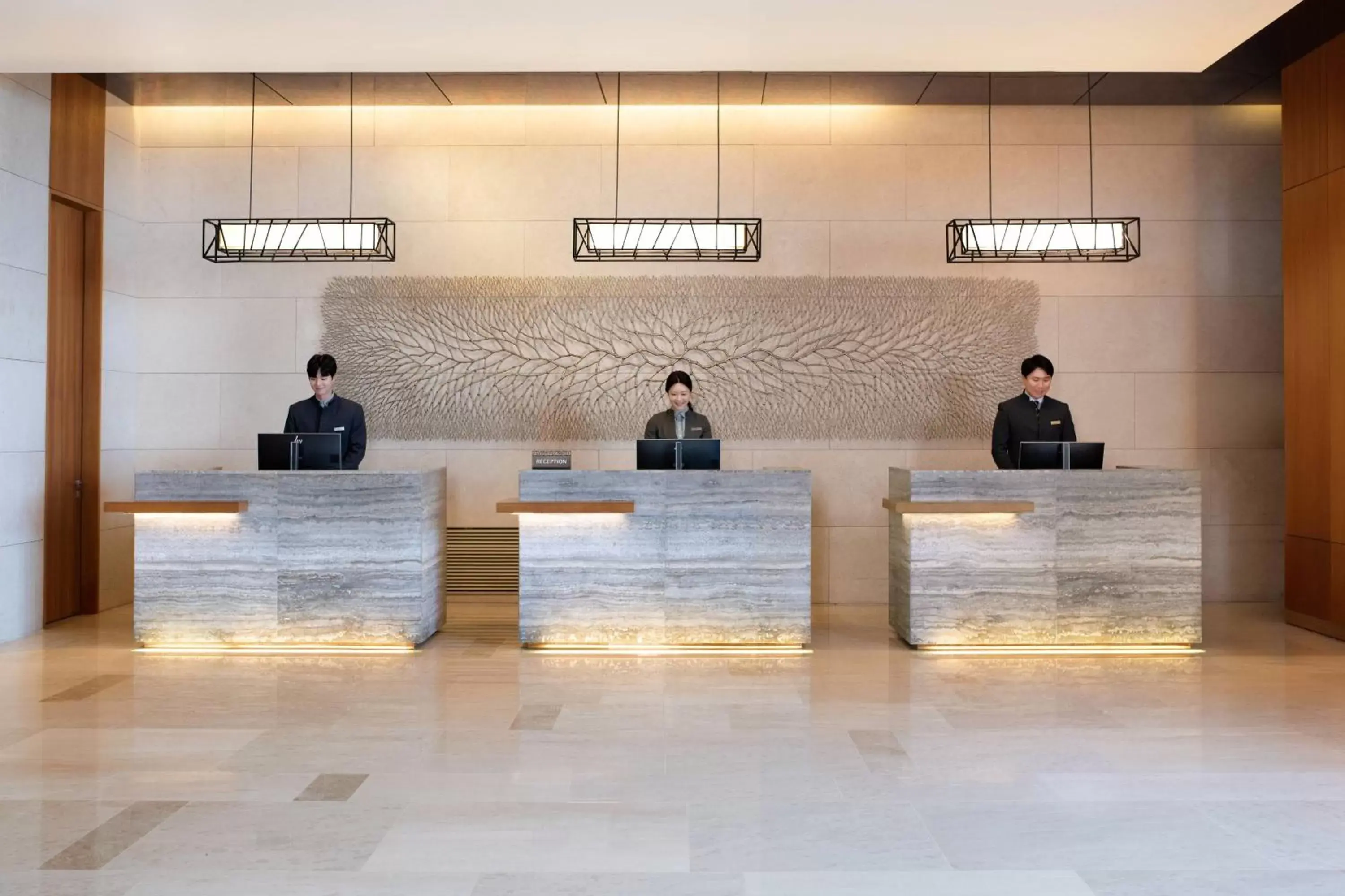 Lobby or reception in Courtyard by Marriott Seoul Pangyo