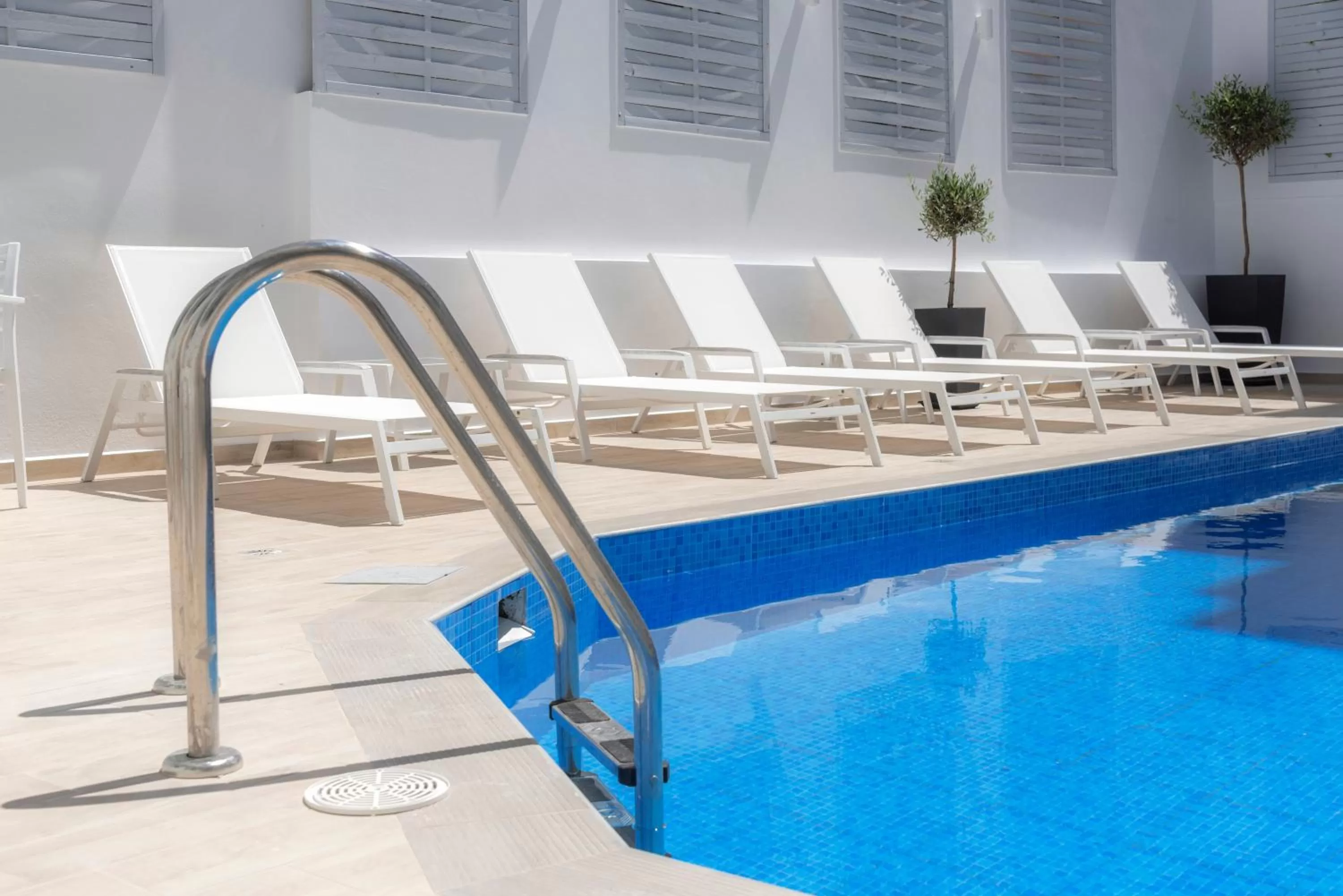 Swimming pool in Naiades Marina Hotel