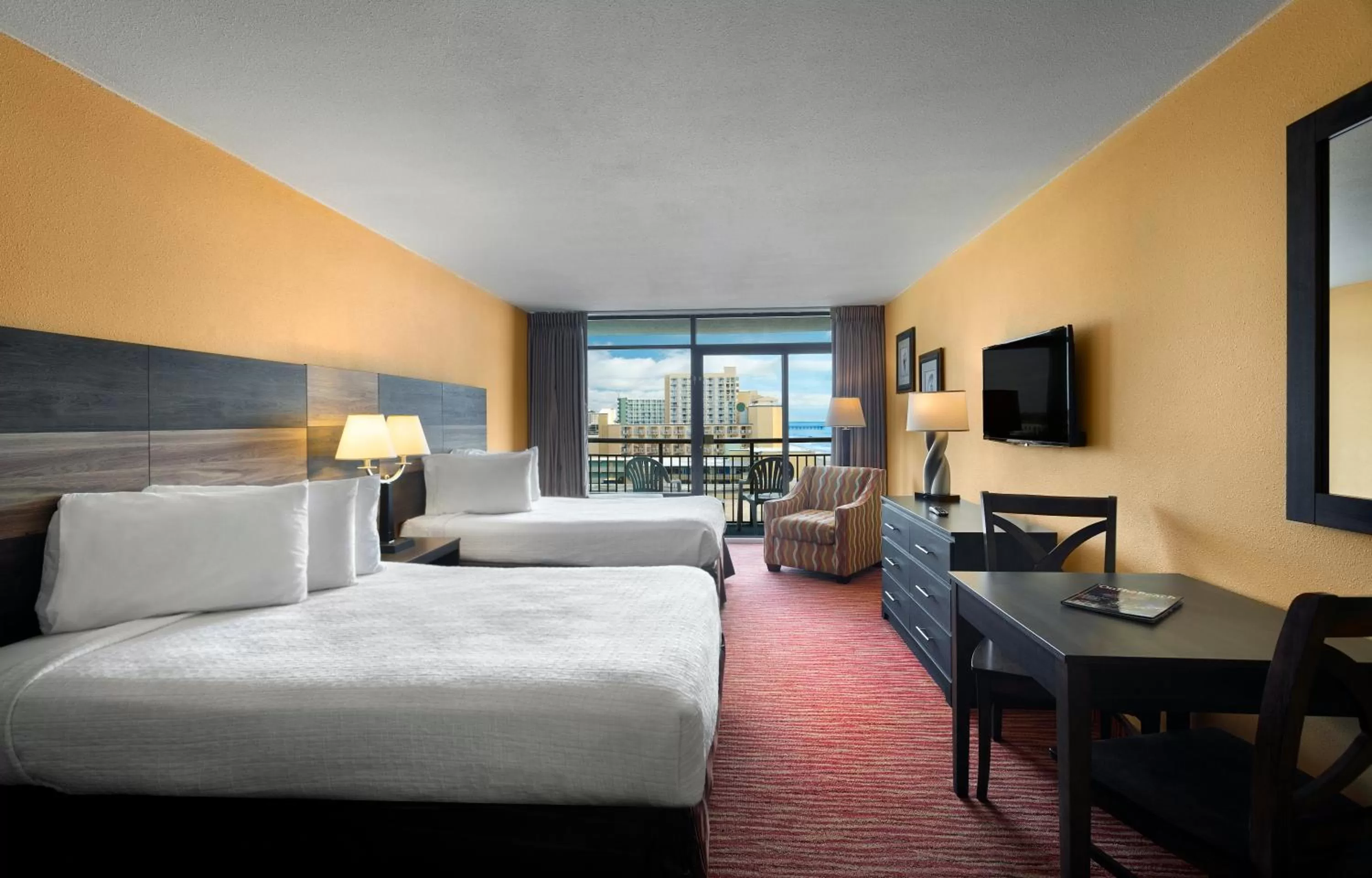 Double Room with Two Double Beds and Ocean View in Landmark Resort