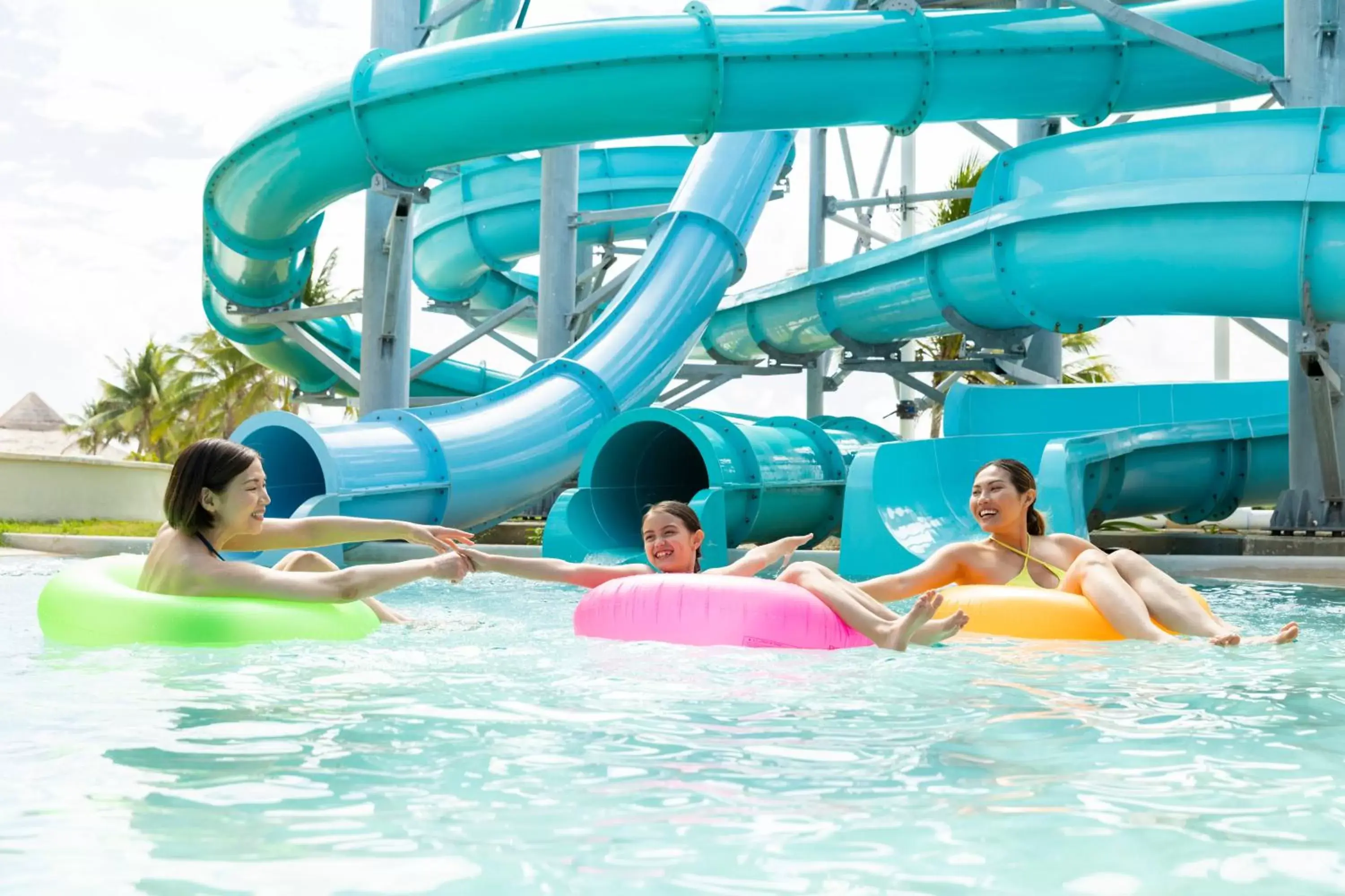 Aqua park, Water Park in Hyatt Ziva Riviera Cancun All-Inclusive