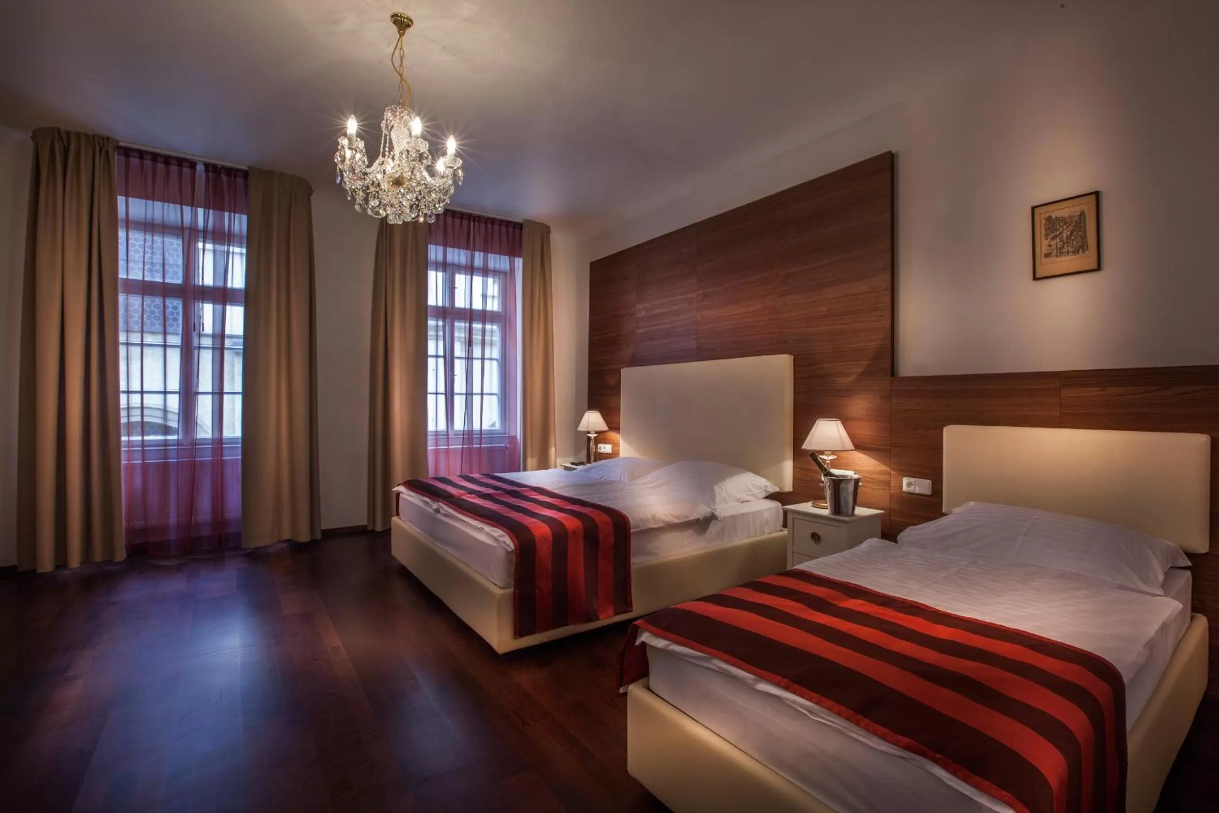 Bedroom, Bed in Little King Hotel U Malvaze