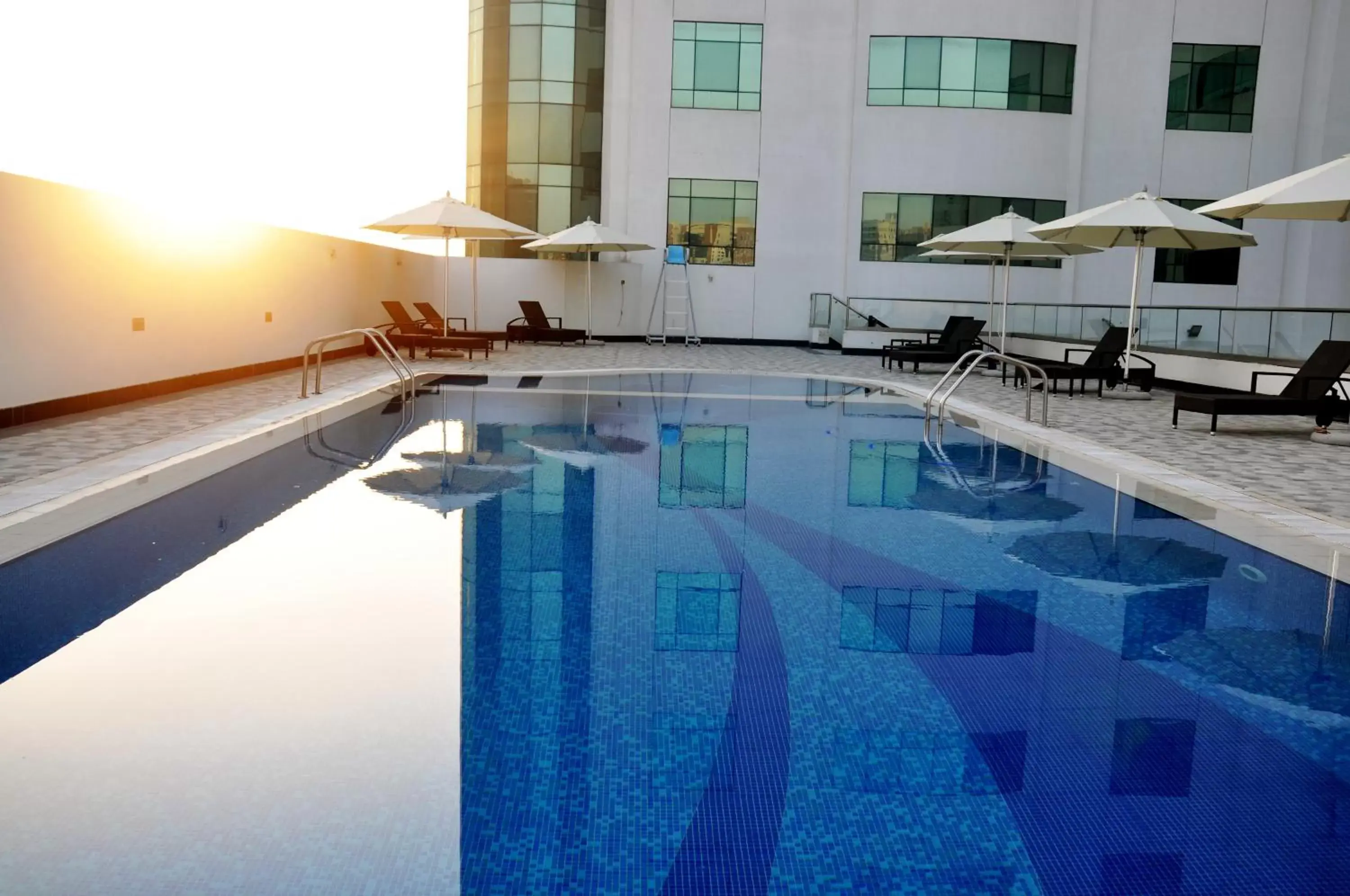 Property building, Swimming Pool in Lavender Hotel Al Nahda Dubai