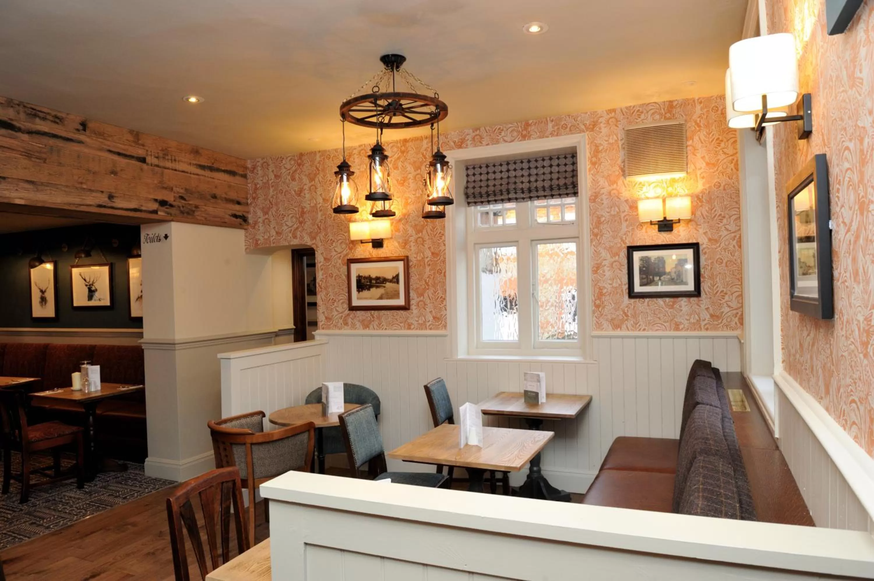 Dining area in White Hart by Chef & Brewer Collection