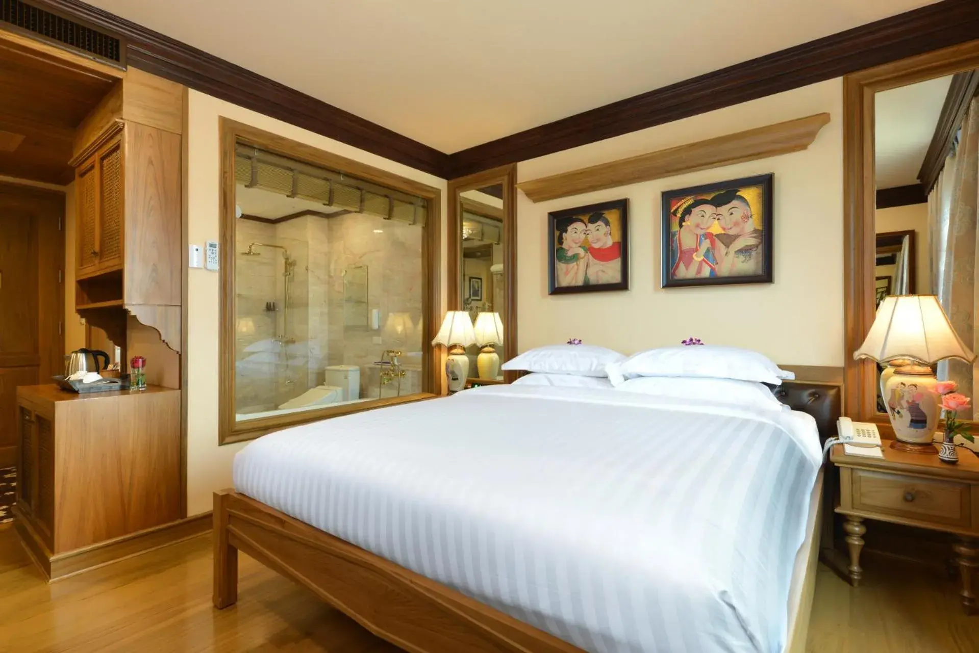 Photo of the whole room, Bed in Peak Nimman Prestige Hotel