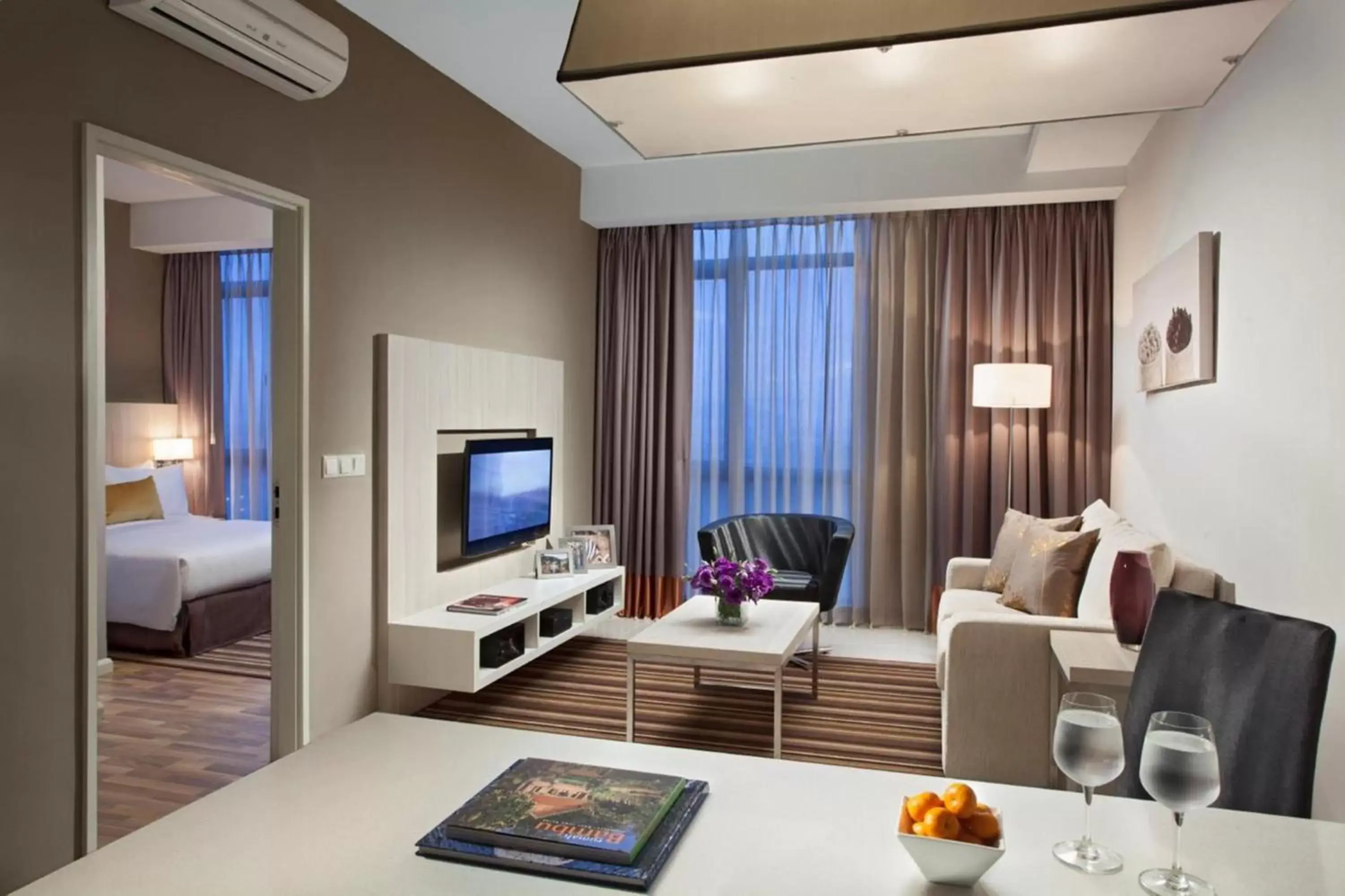 Living room, Seating Area in Citadines Uplands Kuching