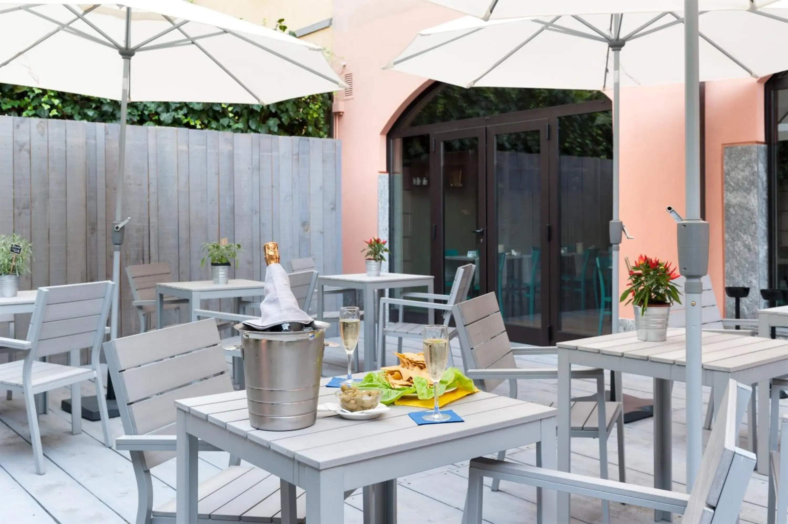 Balcony/Terrace in Hotel Lombardia