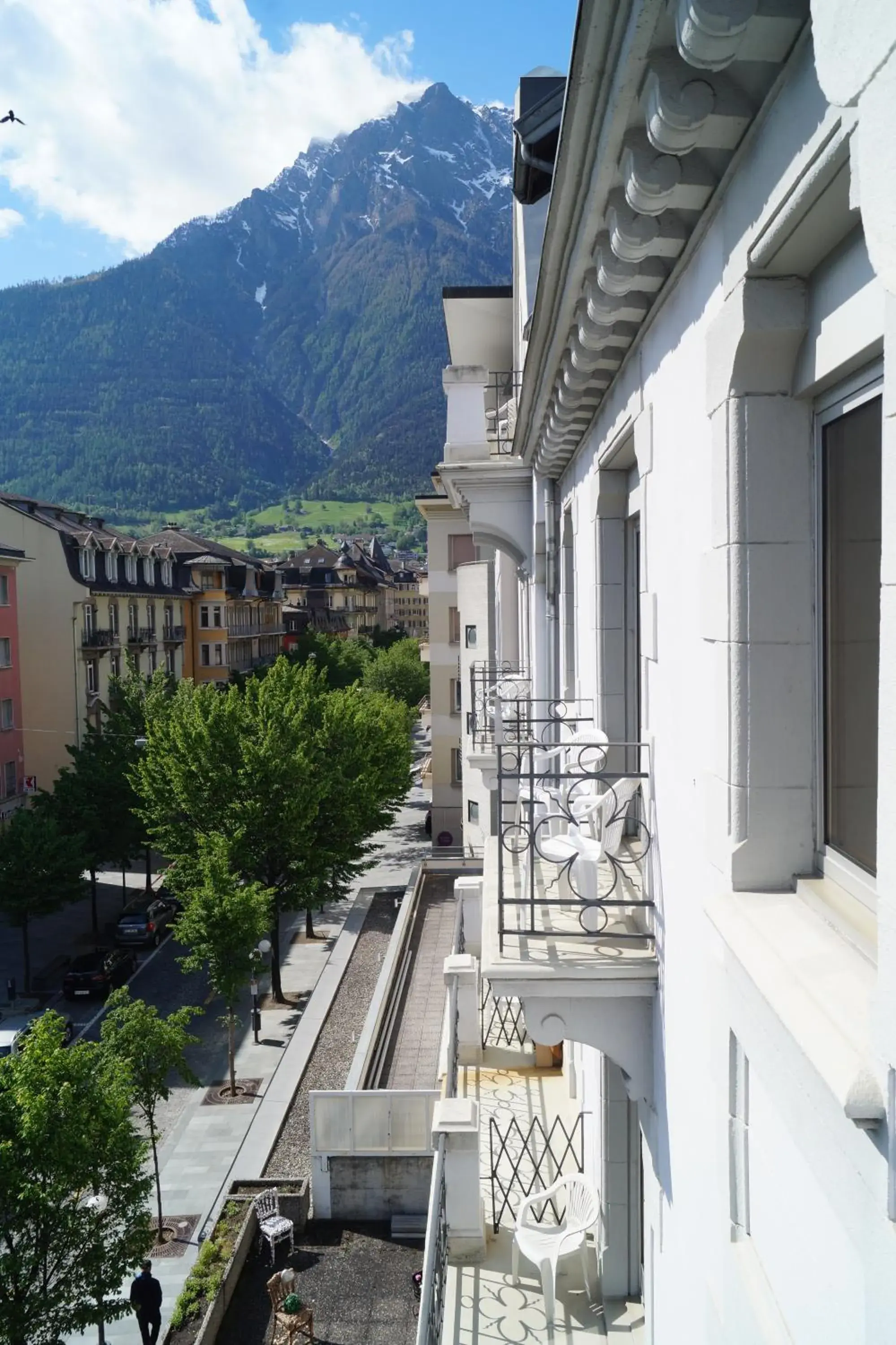 Mountain view, Balcony/Terrace in Hotel Victoria