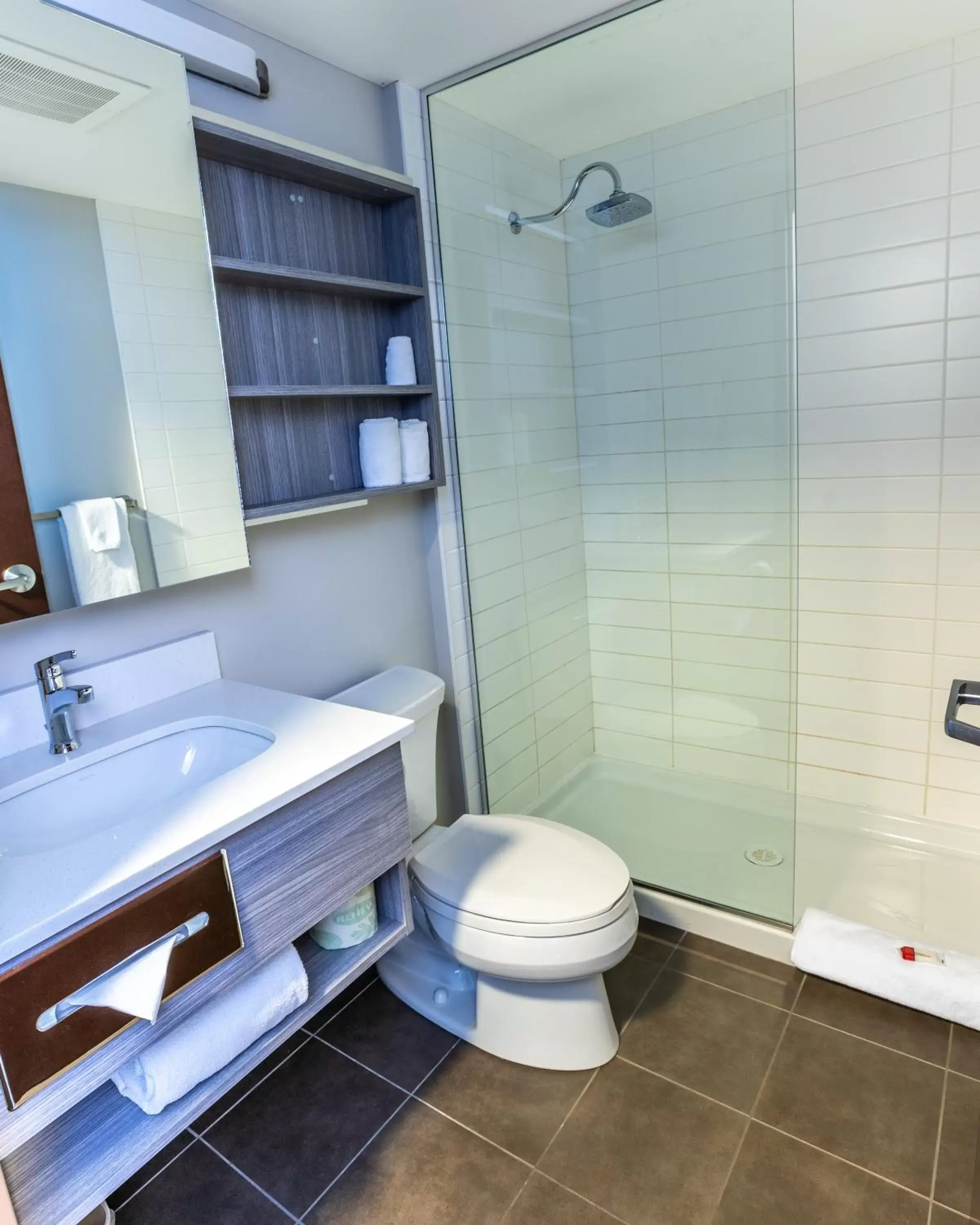 Shower, Bathroom in Microtel Inn & Suites by Wyndham Lloydminster