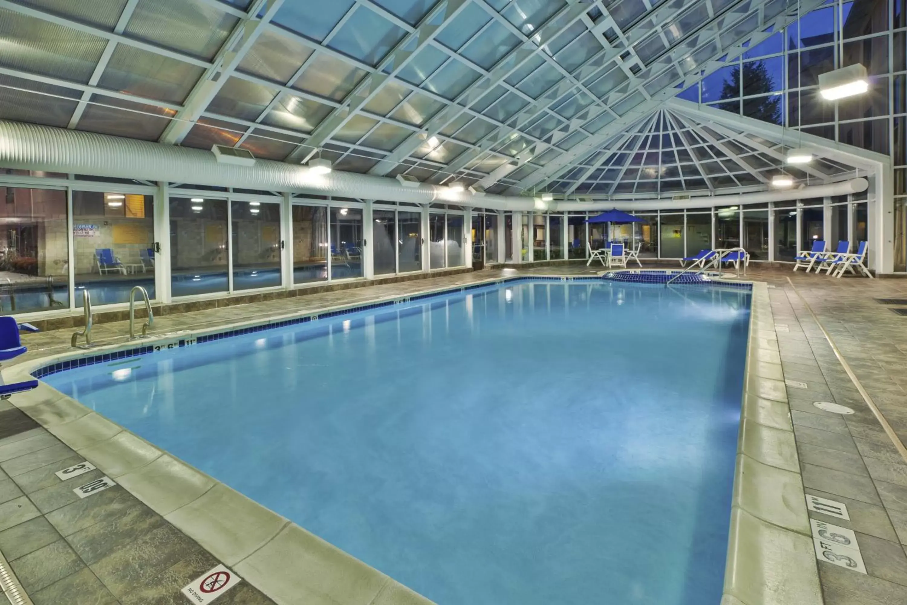 Swimming Pool in Holiday Inn Express Hotel & Suites - Belleville Area, an IHG Hotel