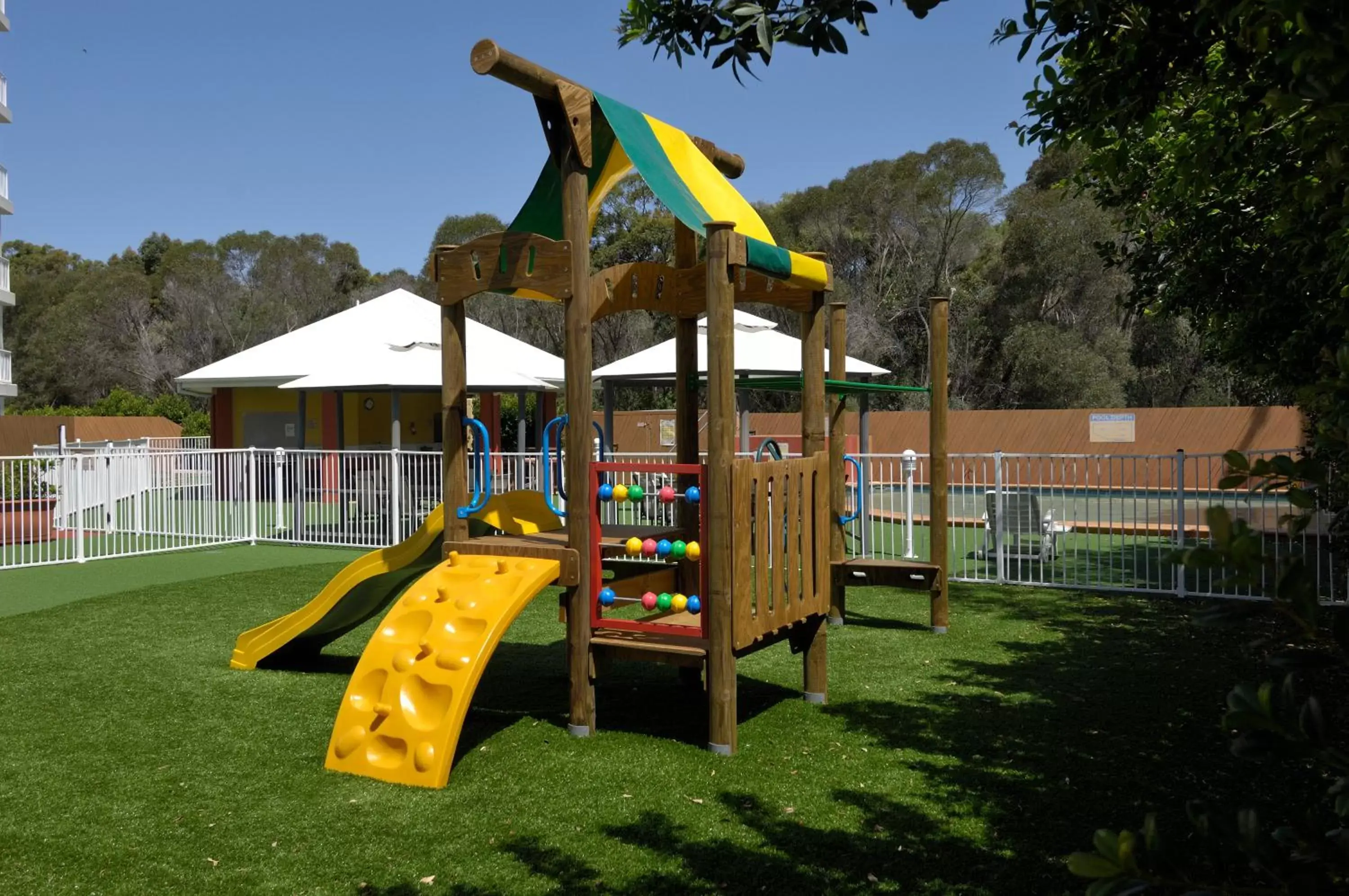 Children play ground, Children's Play Area in Fairways Golf & Beach Retreat Bribie Island