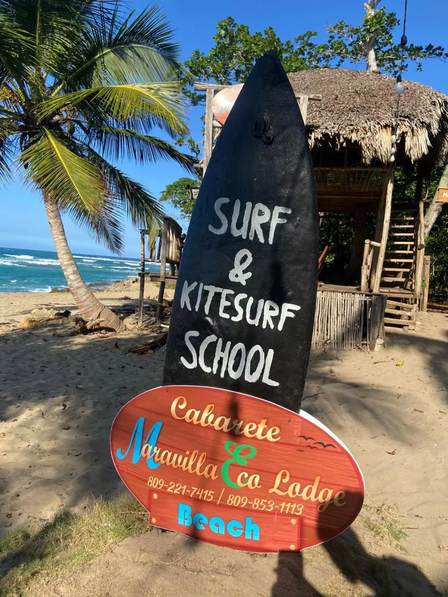 Beach in Cabarete Maravilla Eco Lodge Boutique Beach Surf & Kite