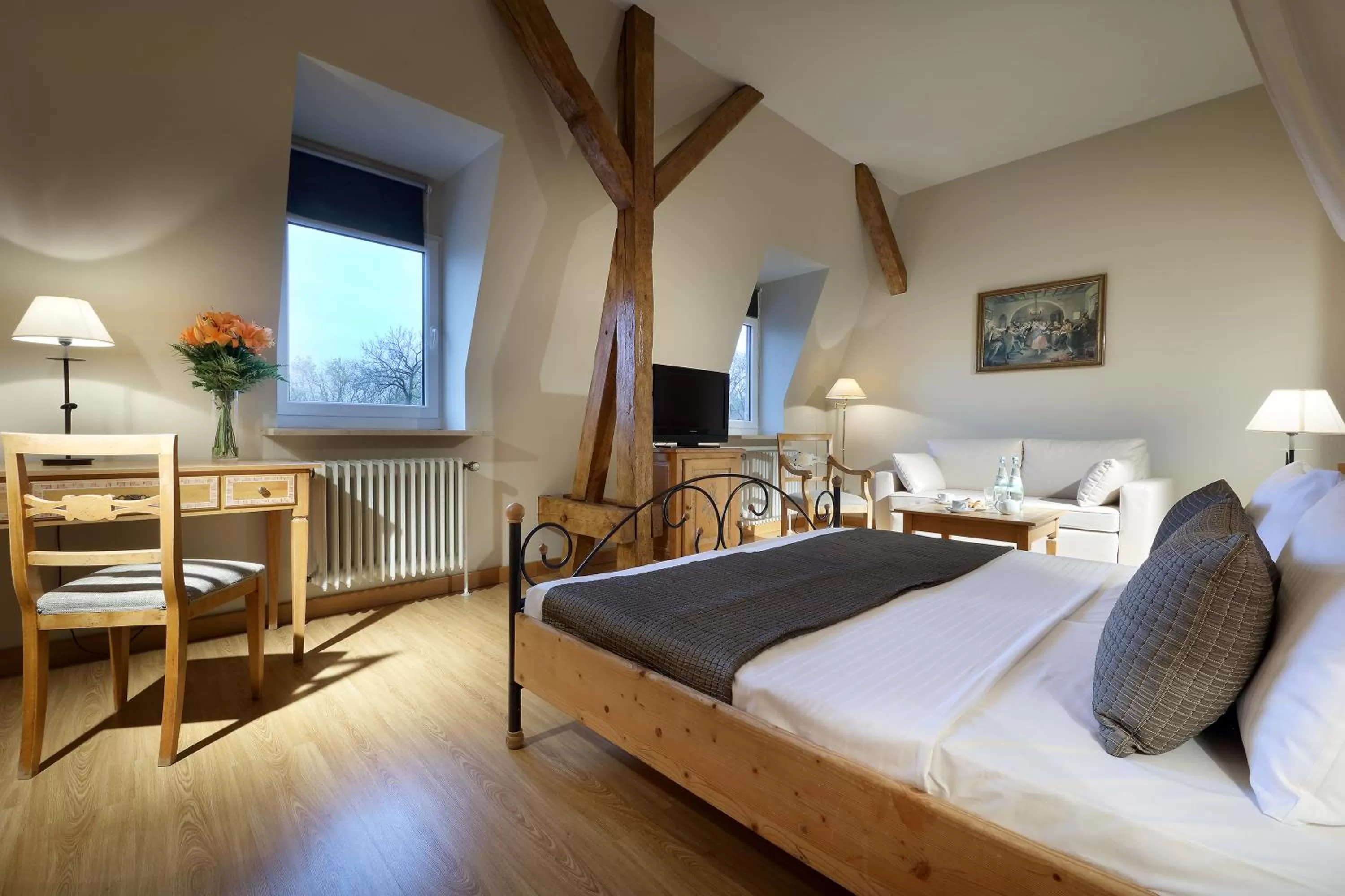 Bed in Eurostars Park Hotel Maximilian