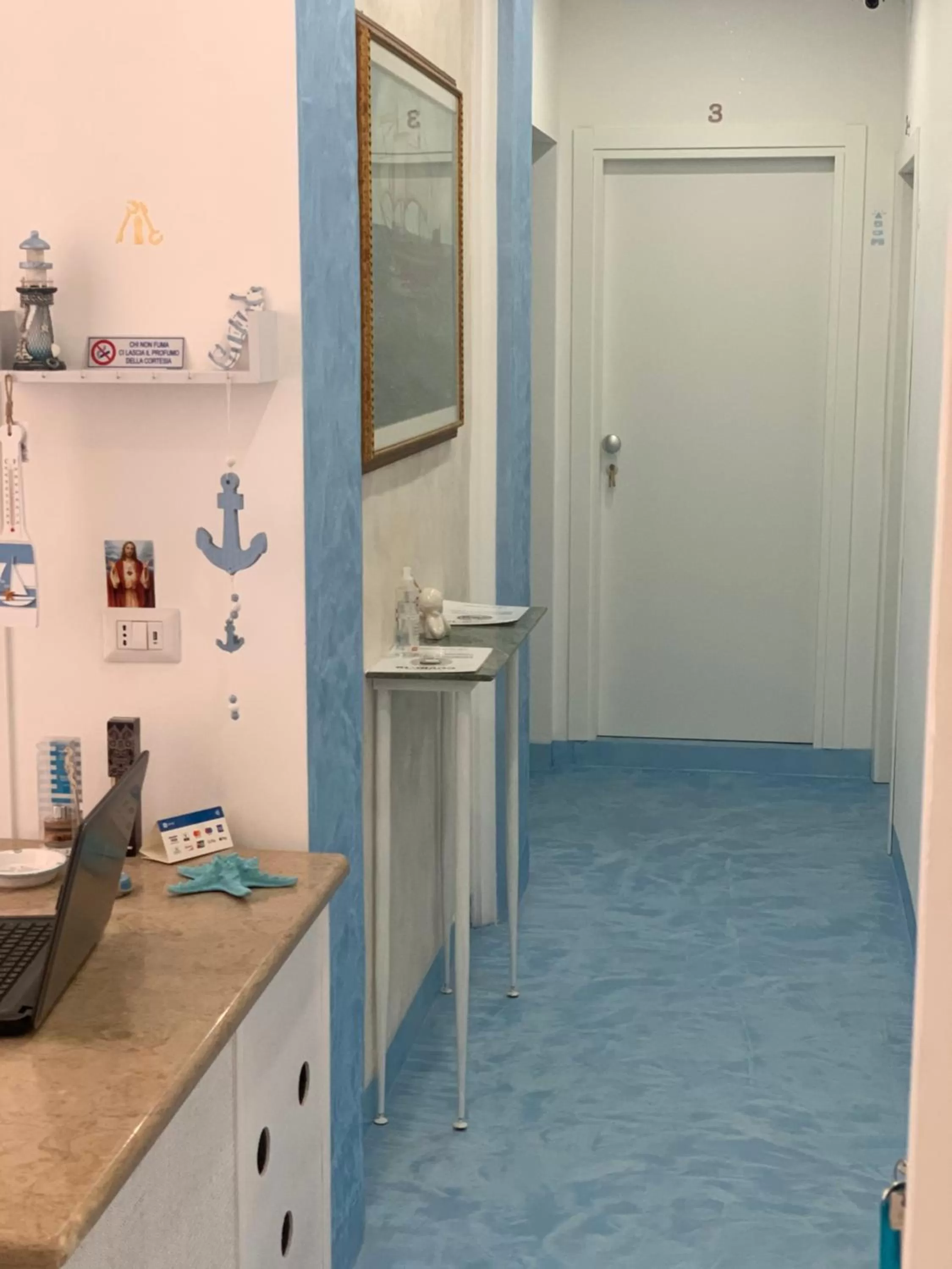 Lobby or reception, Kitchen/Kitchenette in La Piazza BeB