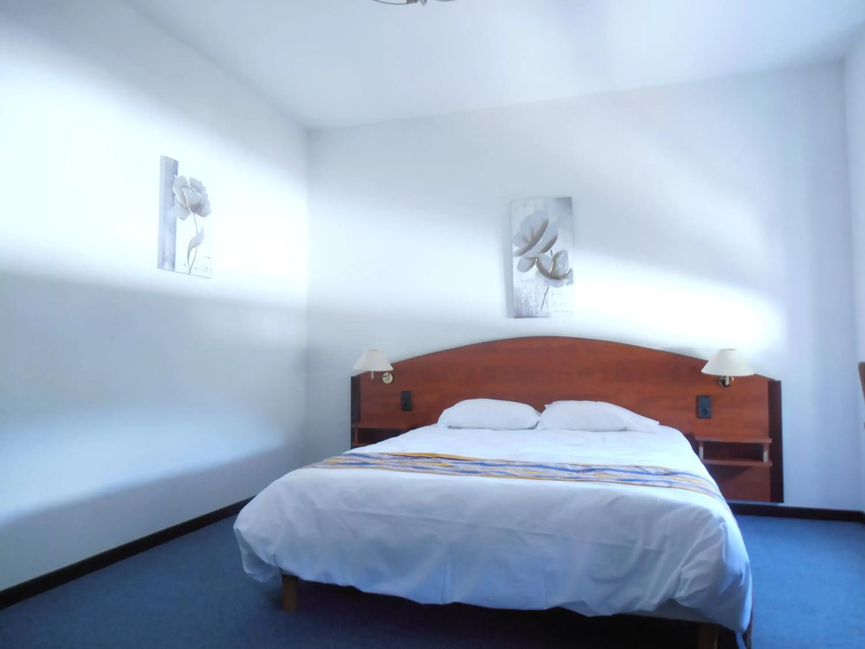Bed in Hôtel Castel d'Olmes