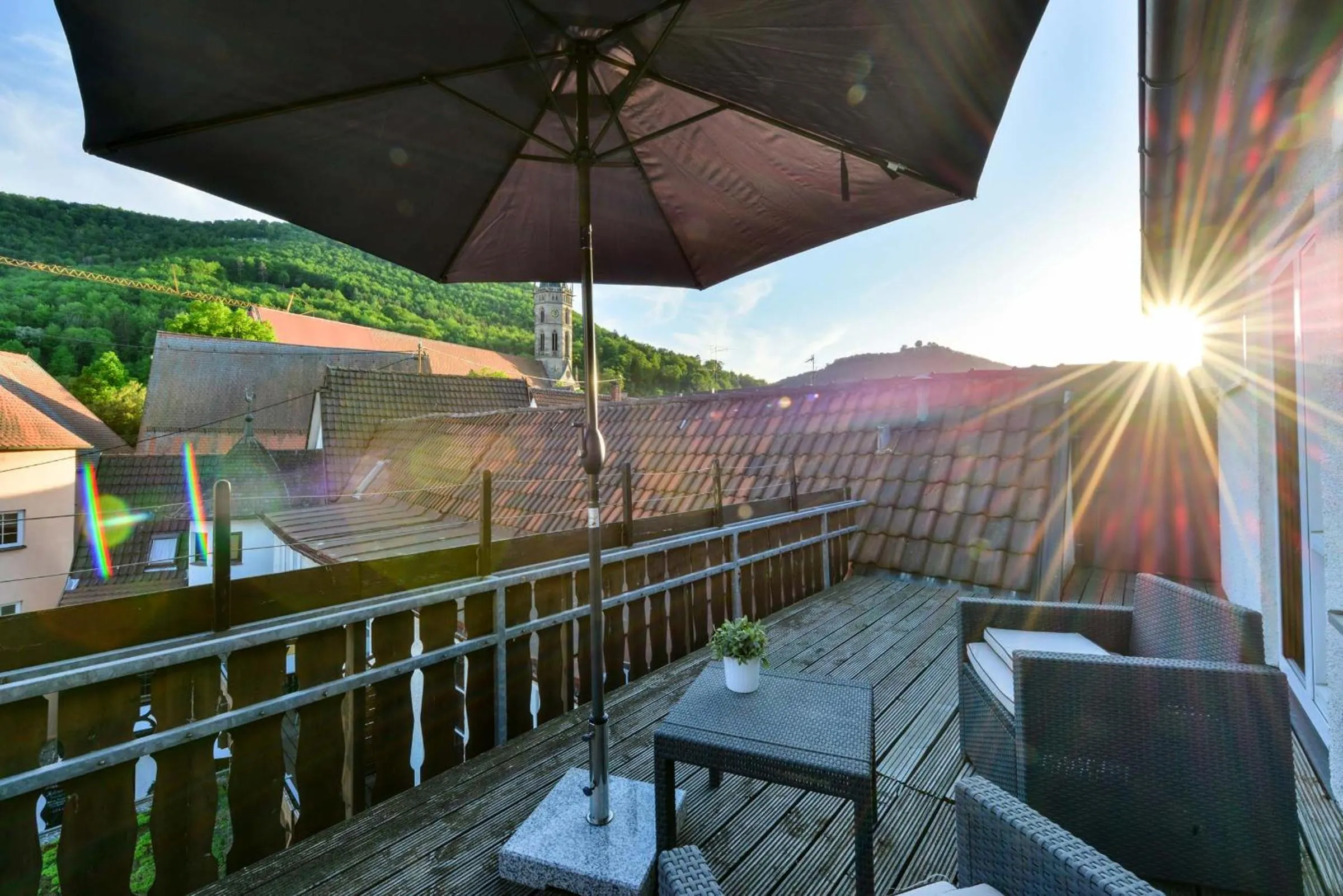 Patio in Flair Hotel Vier Jahreszeiten