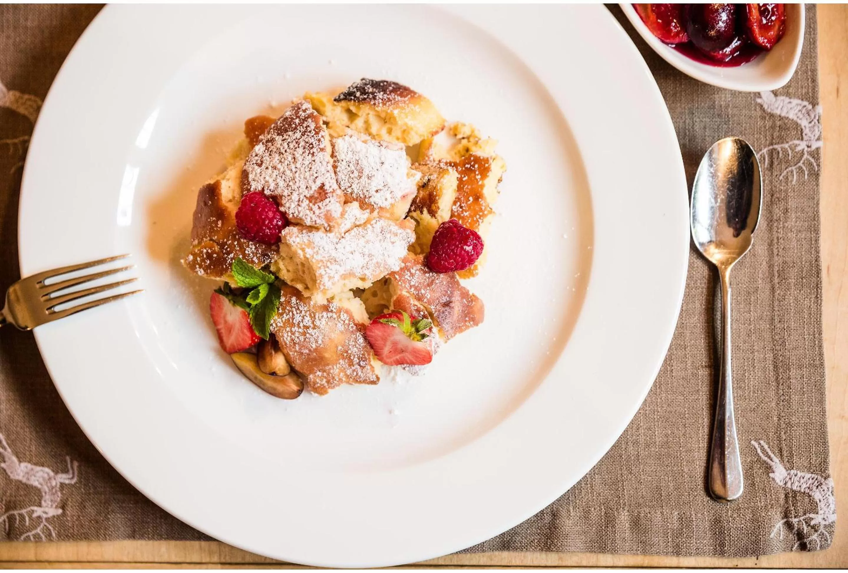 Food close-up in Romantik Spa Hotel Elixhauser Wirt