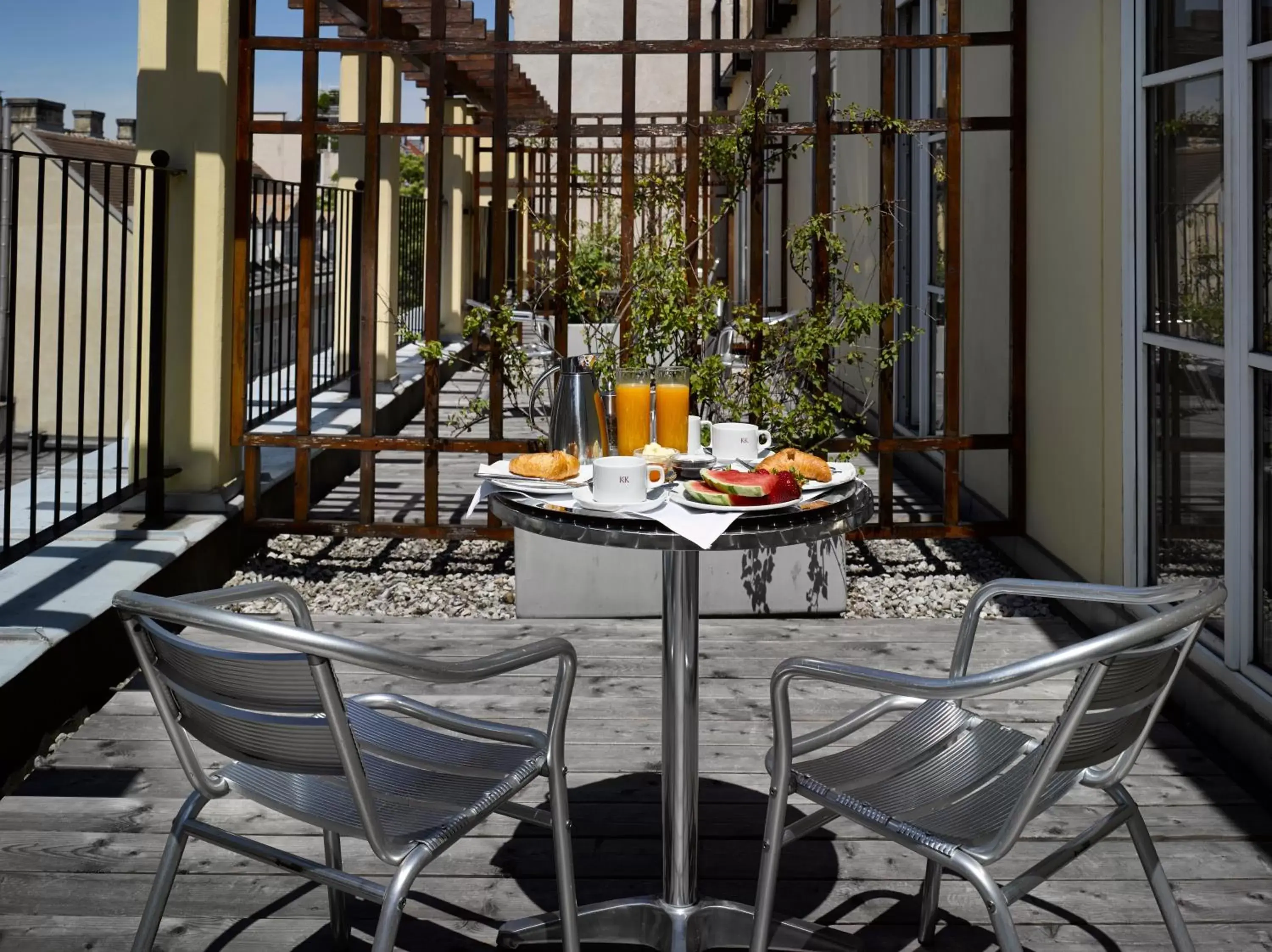 Balcony/Terrace in K+K Hotel Maria Theresia