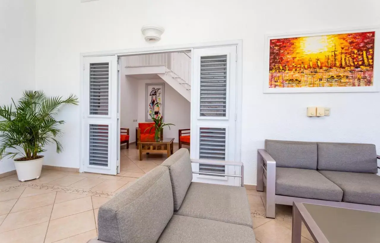 Balcony/Terrace, Seating Area in Albachiara Hotel - Las Terrenas