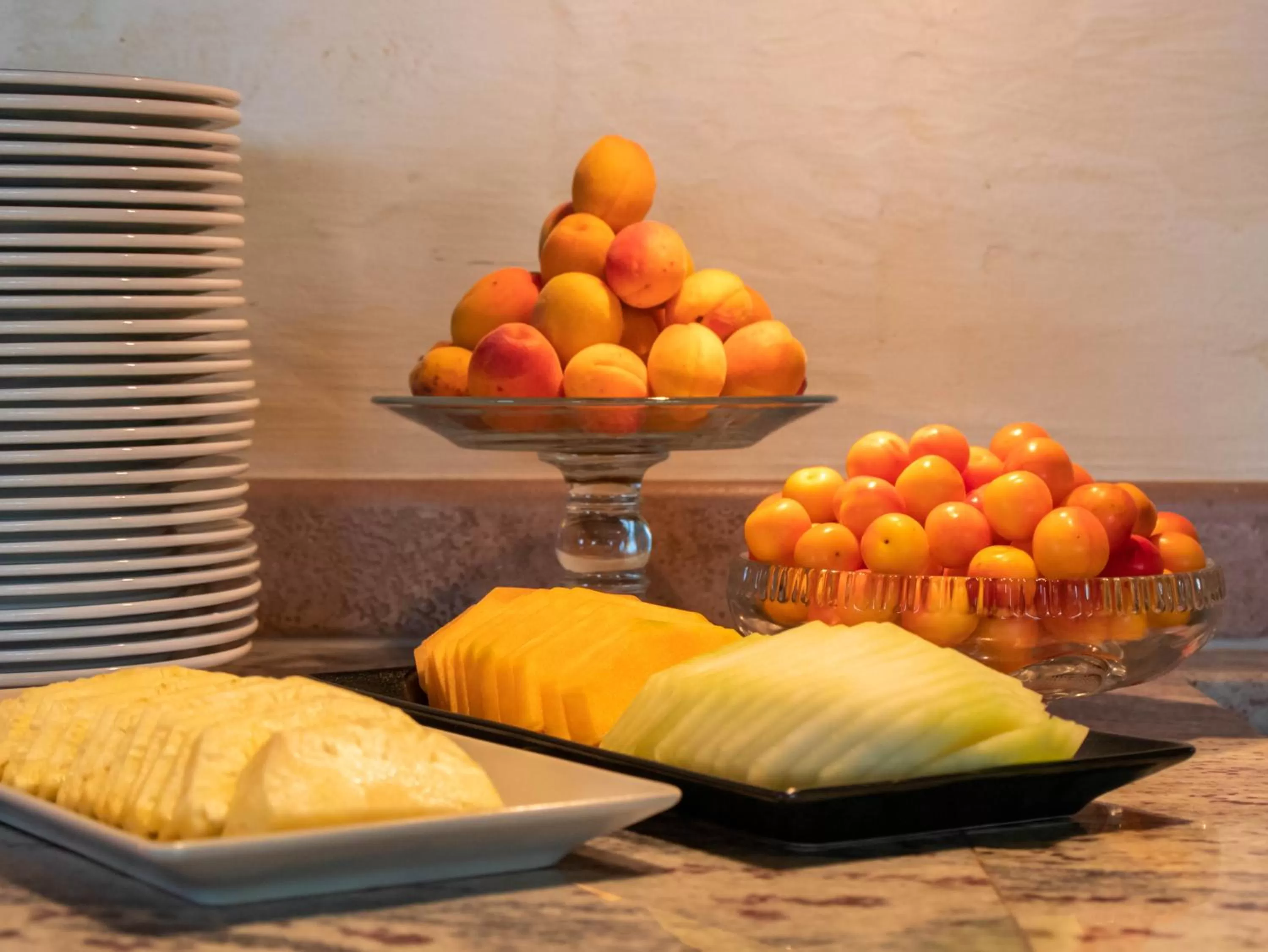 Buffet breakfast in Hotel-Restaurant Le Mont Paisible, Crans-Montana