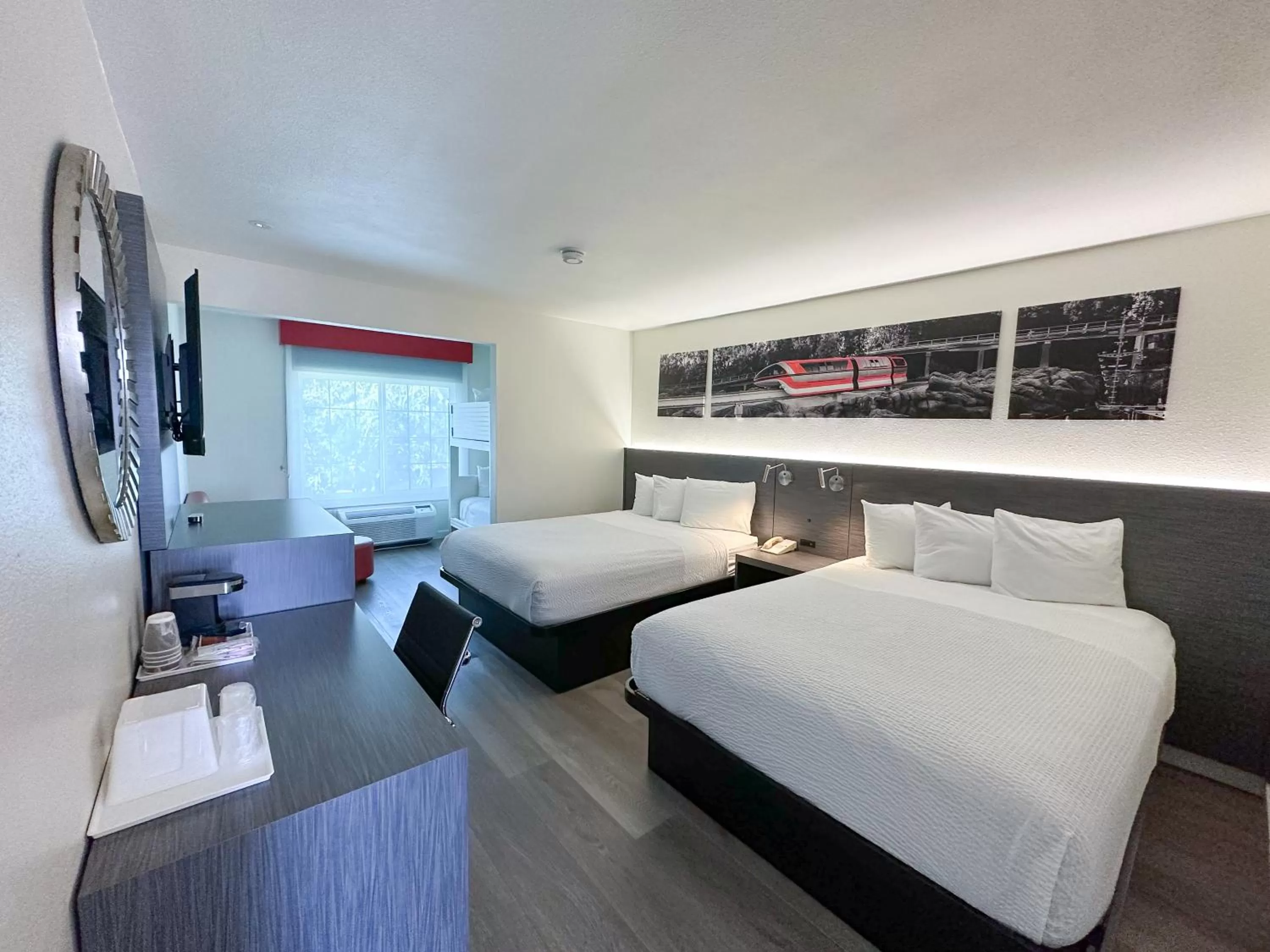 Photo of the whole room, Bed in Ramada by Wyndham Anaheim Convention Center