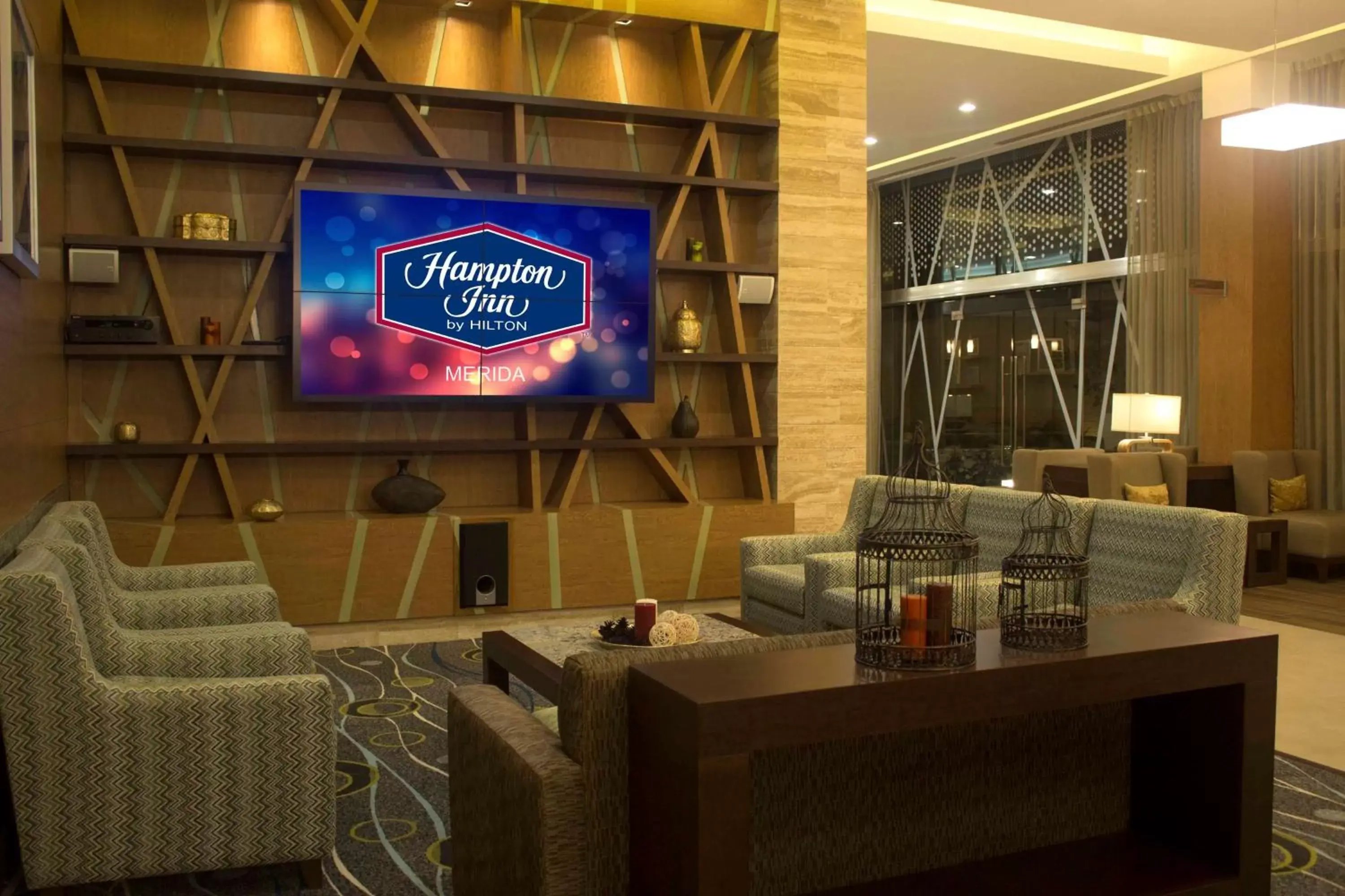 Lobby or reception in Hampton Inn by Hilton Merida