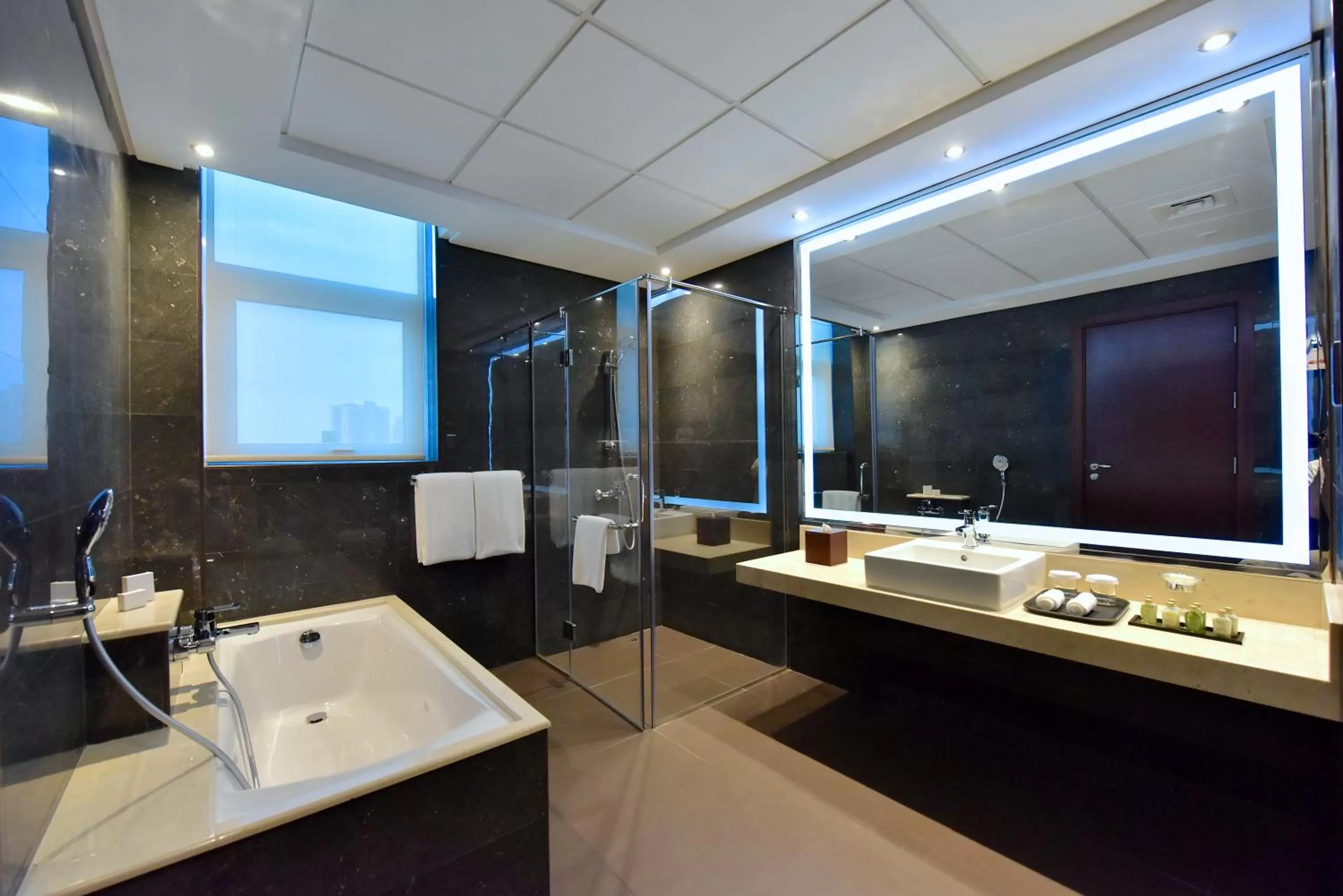 Shower in Ramada by Wyndham Manama City Centre