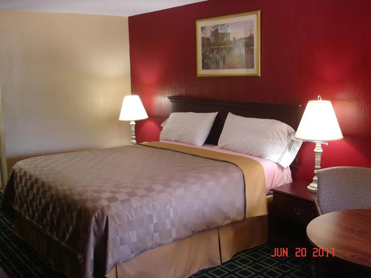 Bed in Motel 6-Freeport, TX