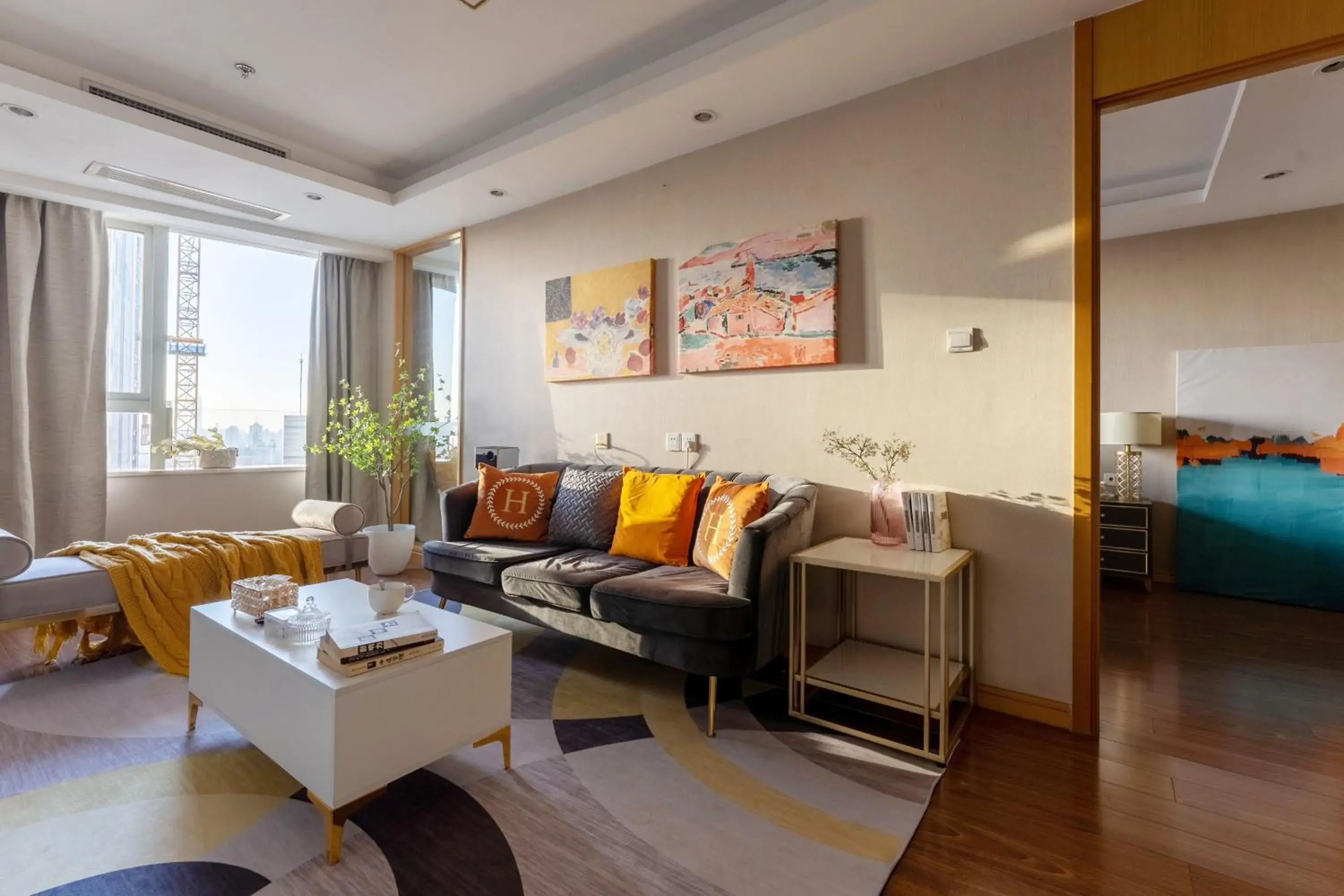 Seating Area in Tianjin G'apartment - Five Great Avenues