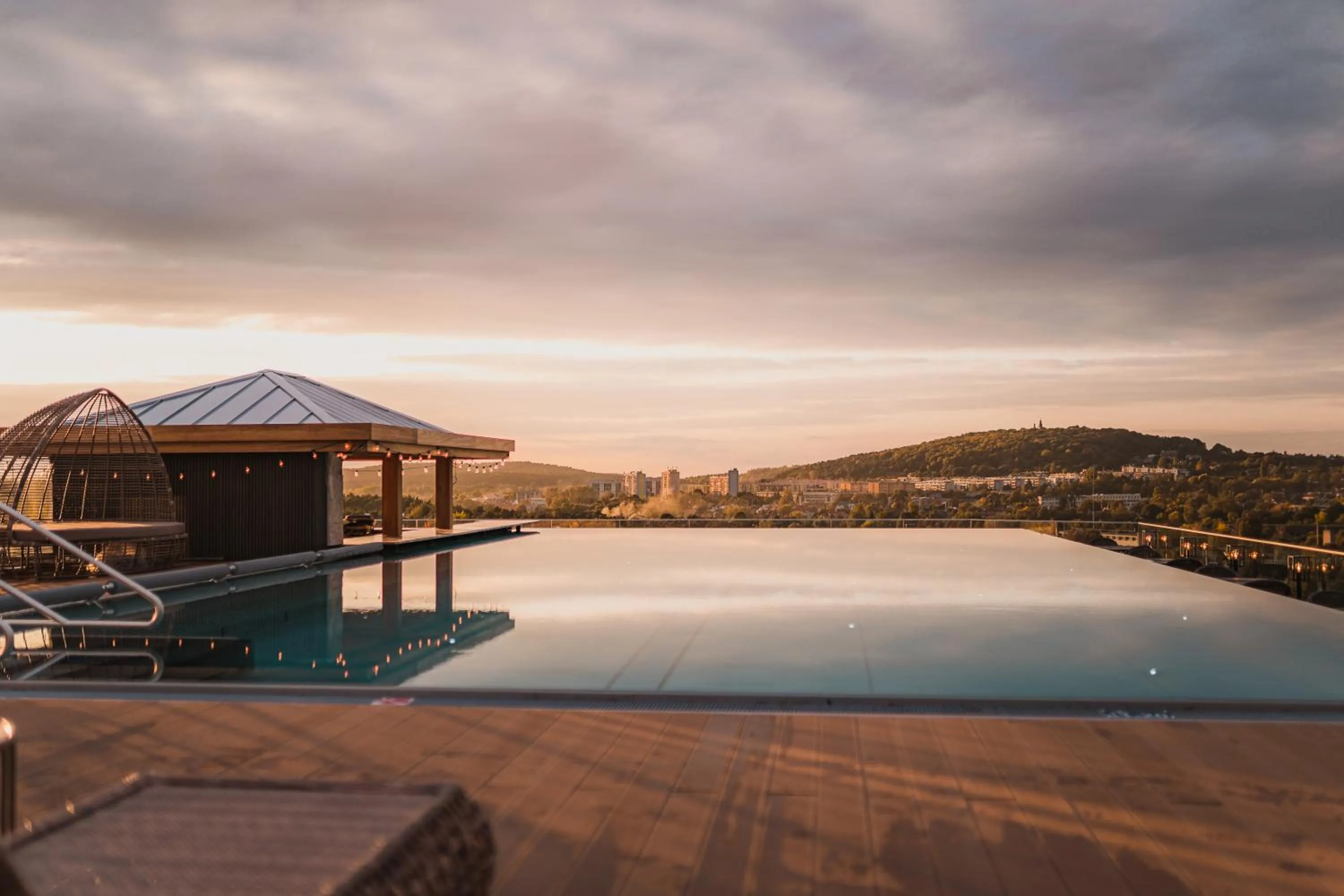 Swimming pool in Hotel Binkowski