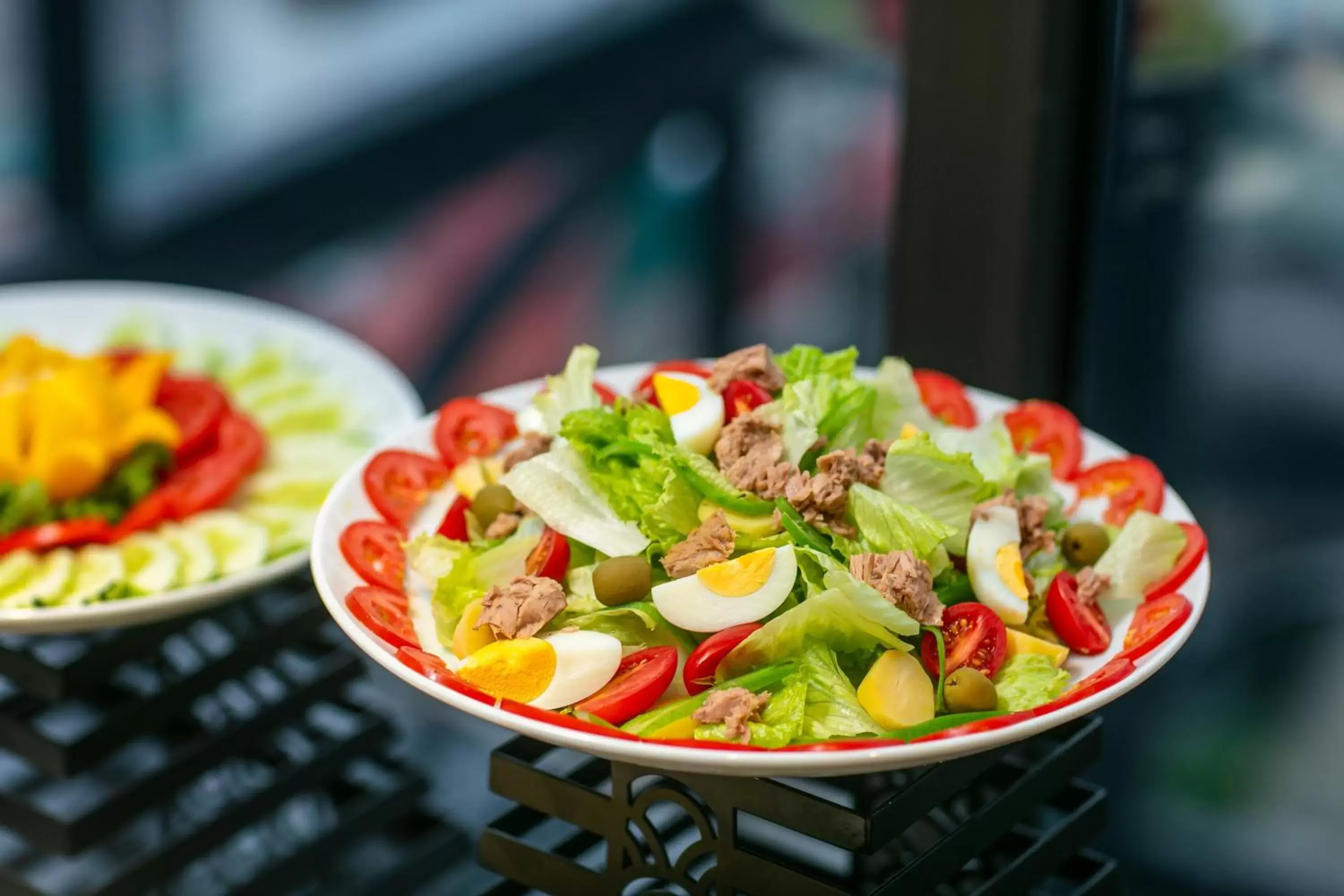 Buffet breakfast in MAY DE VILLE Lakeside Hotel Buffet breakfast in MAY DE VILLE Lakeside Hotel