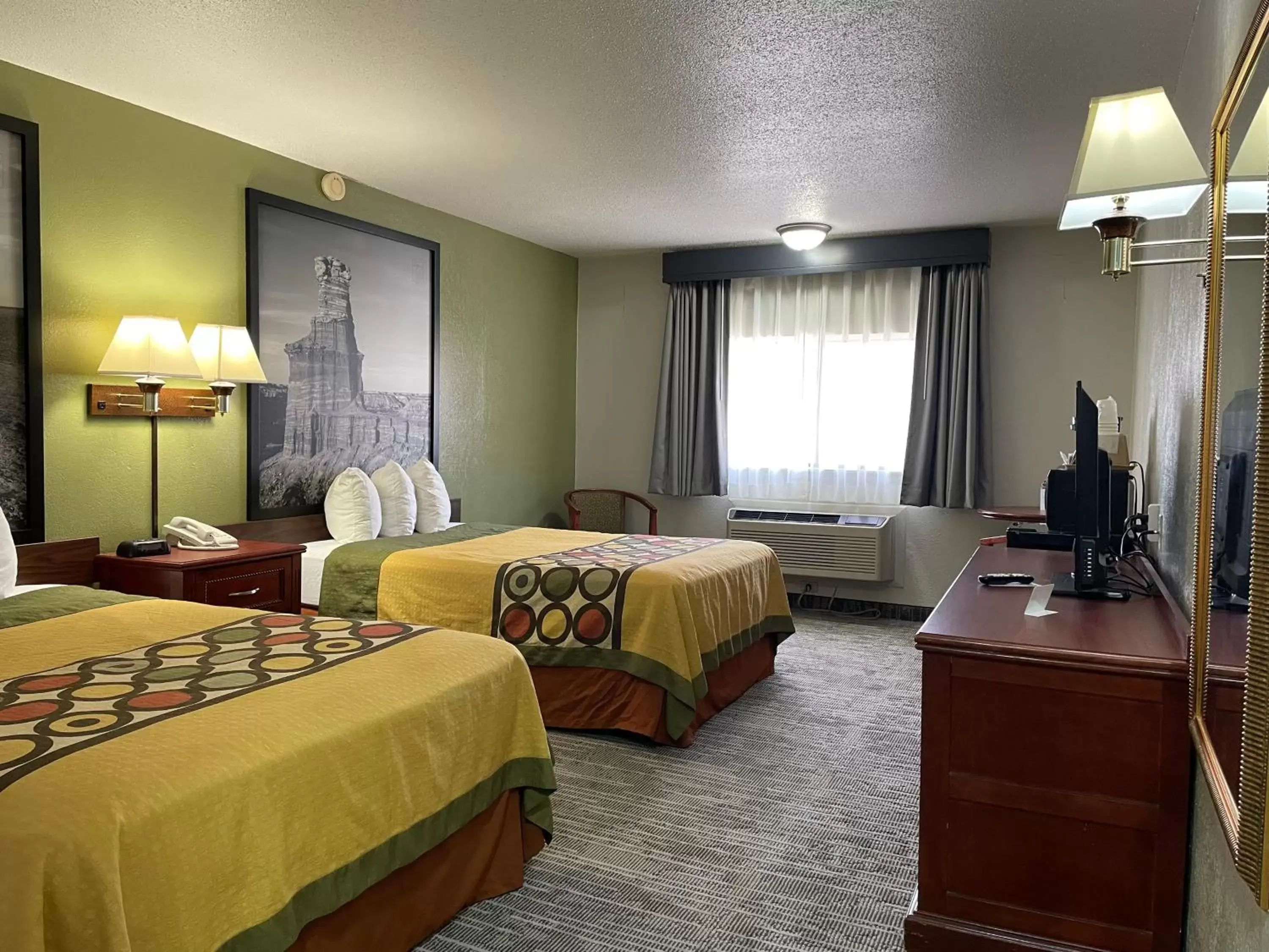 Photo of the whole room in Super 8 by Wyndham Amarillo Central TX