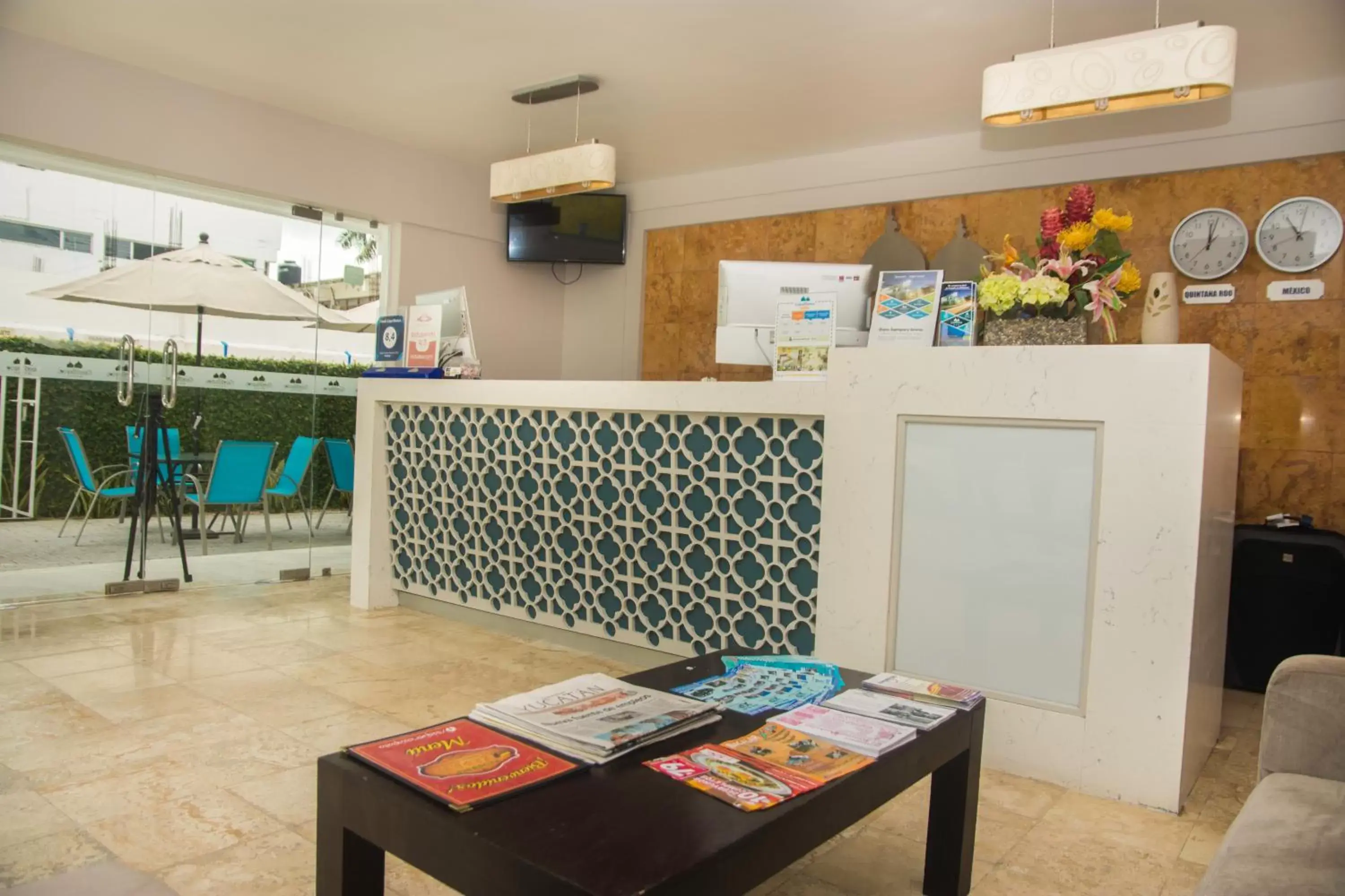 Living room, Lobby/Reception in Hotel Casa Blanca