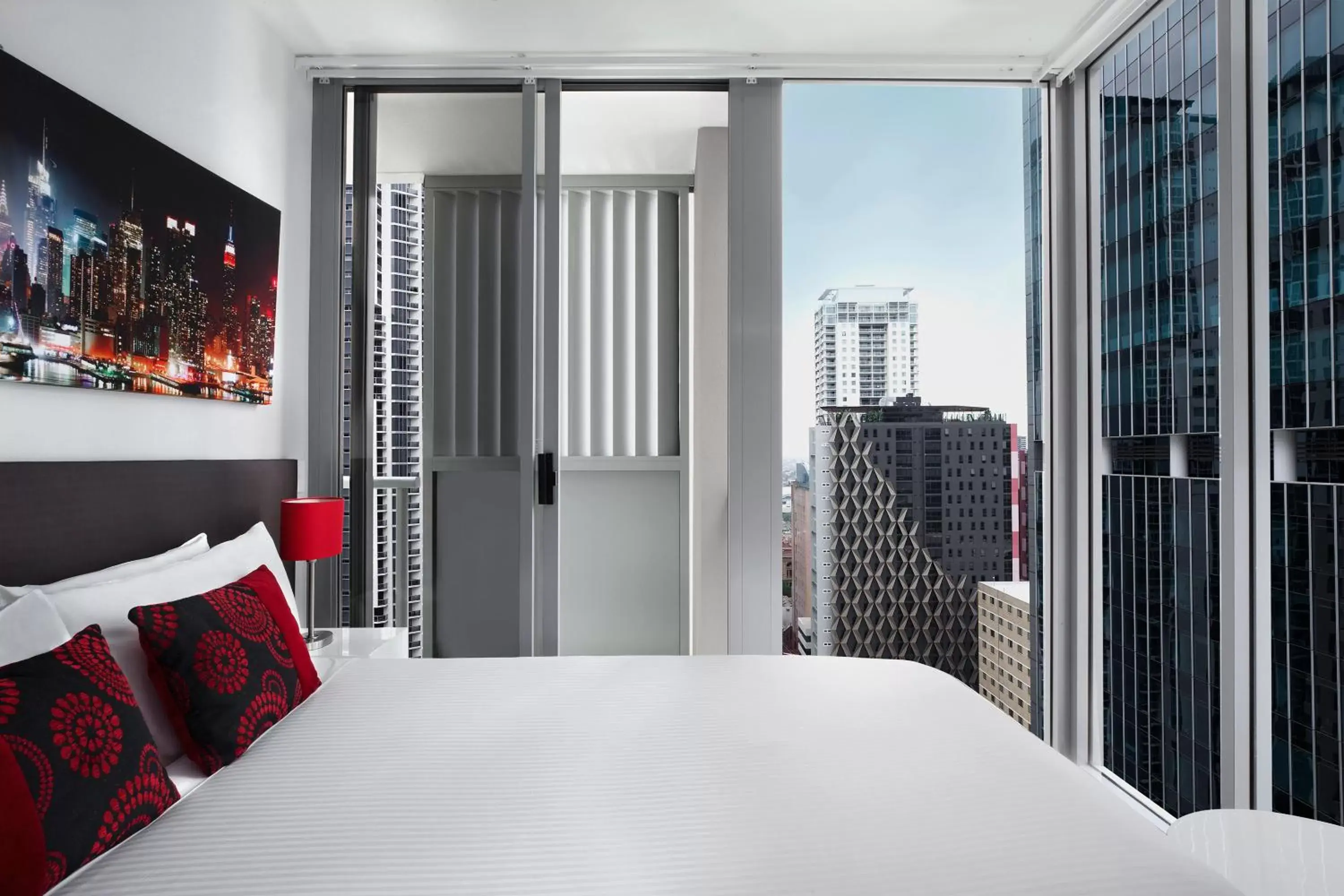 Bedroom, Bed in Mantra Midtown