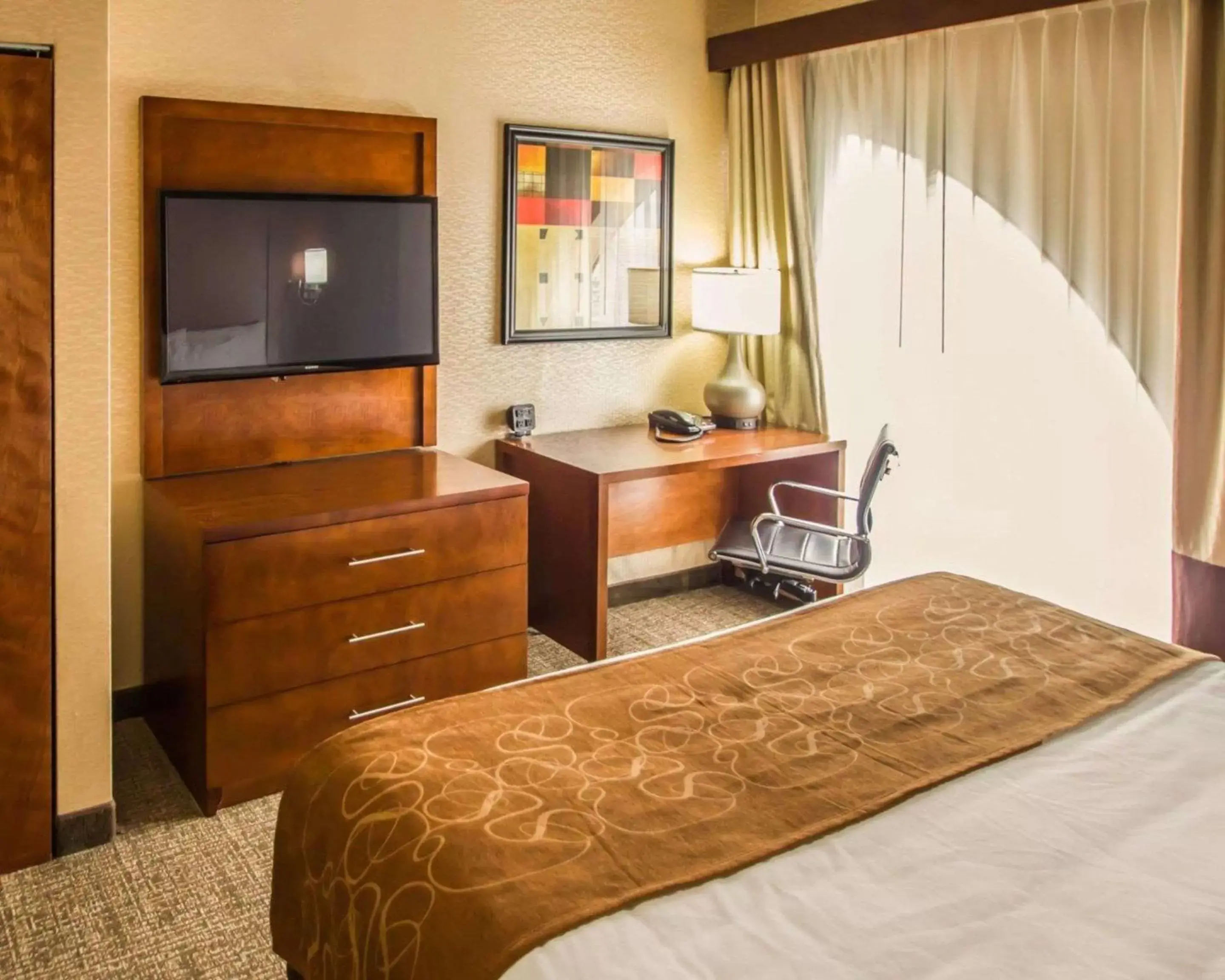 Photo of the whole room, Bed in Quality Suites NYC Gateway Photo of the whole room, Bed in Quality Suites NYC Gateway