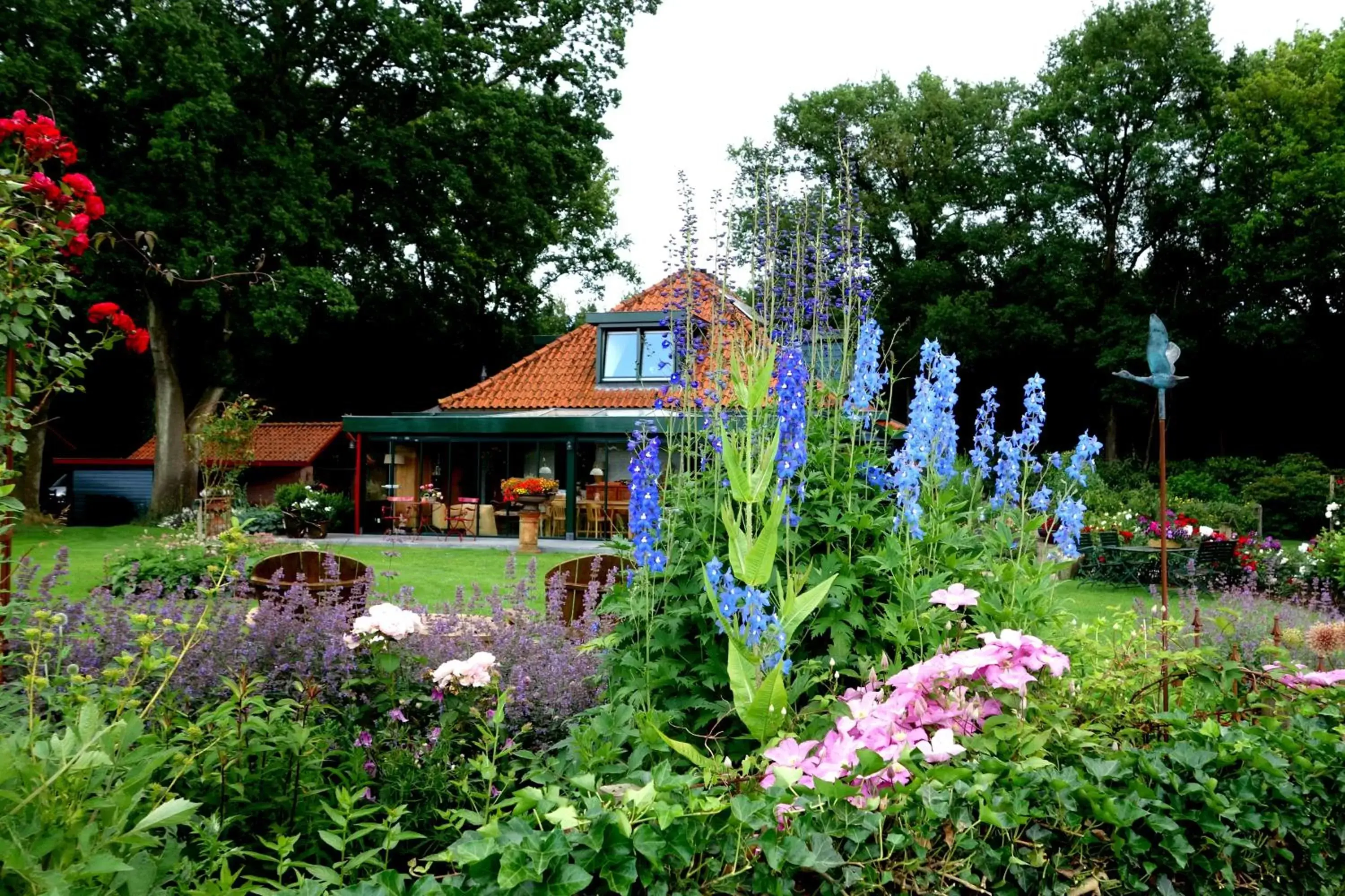 Garden, Property Building in B&B Kamperfoelie