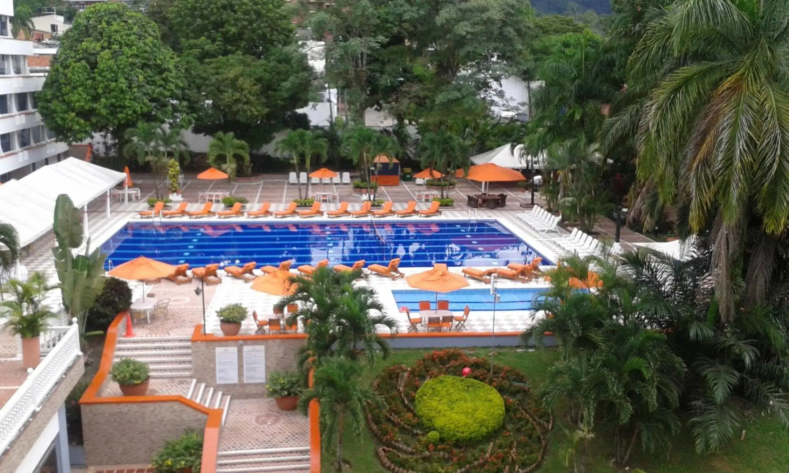 Bird's eye view, Pool View in Hotel del Llano