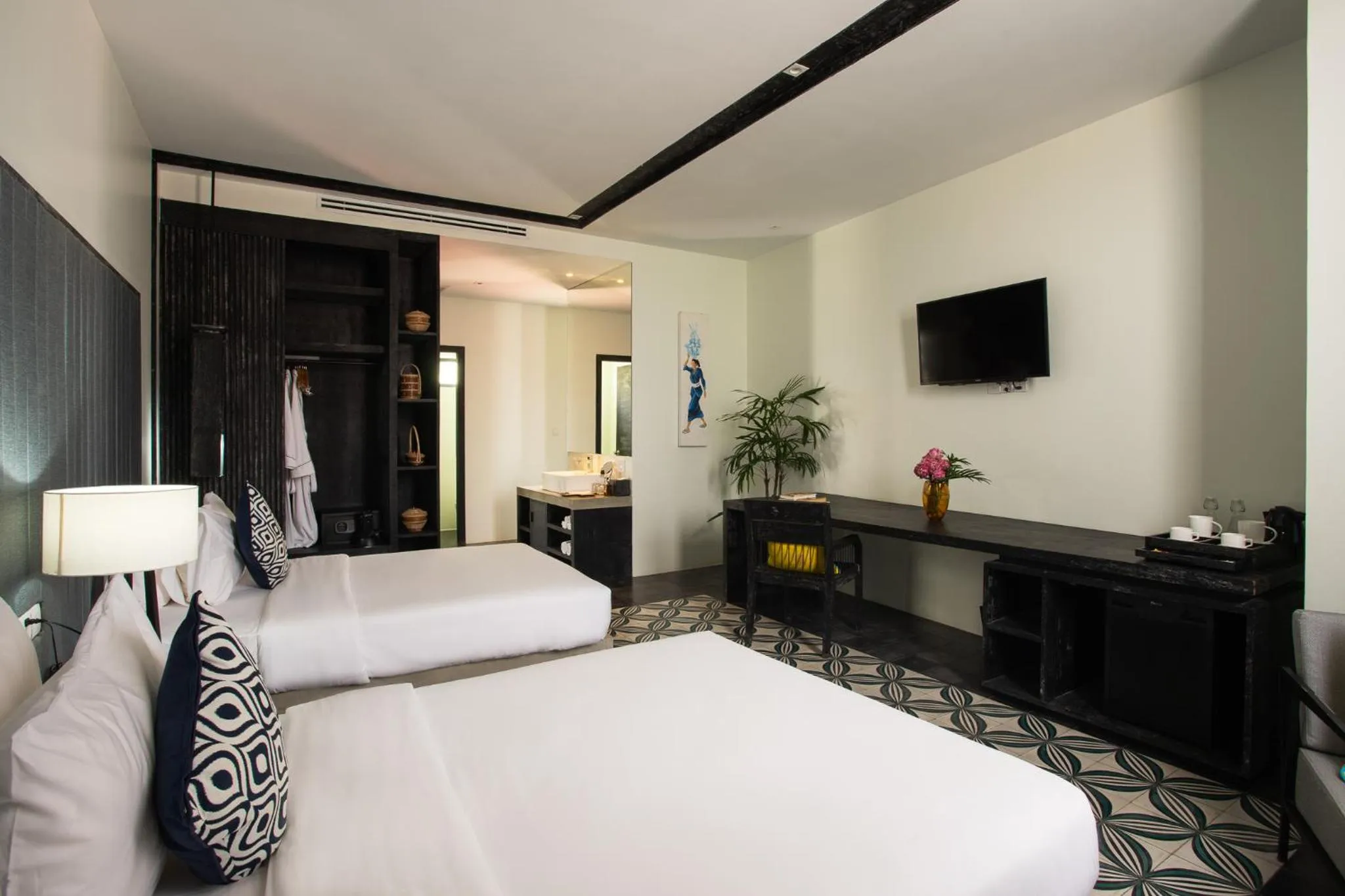 Bedroom, Bed in Monthara Angkor Residence