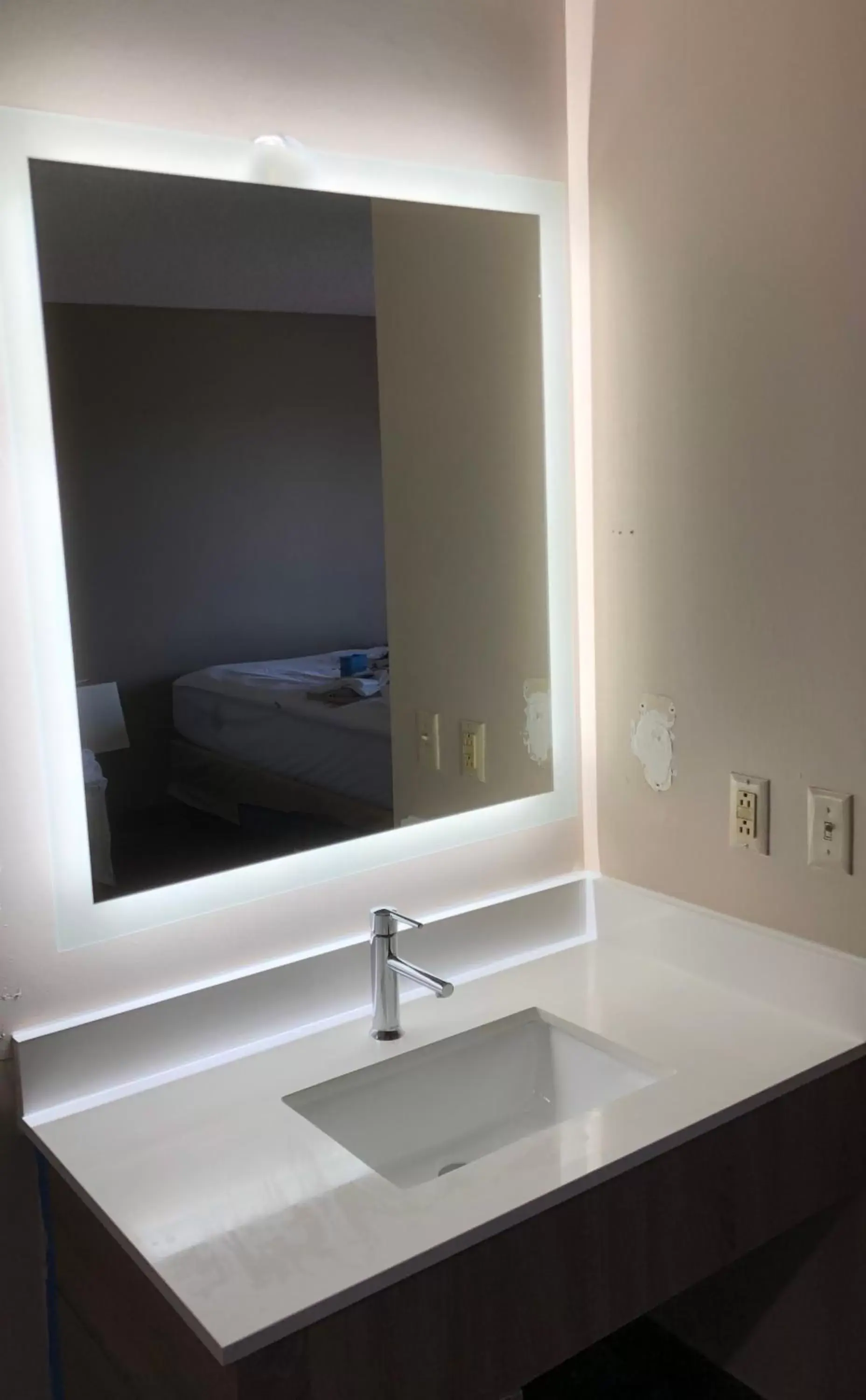 Bathroom in Super 8 by Wyndham Omaha SW