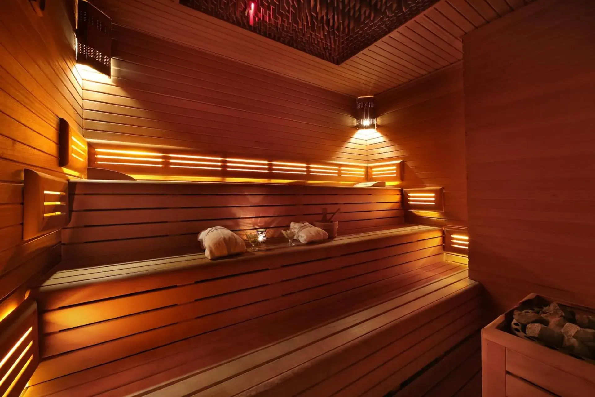 Sauna in The Time Hotel Marina