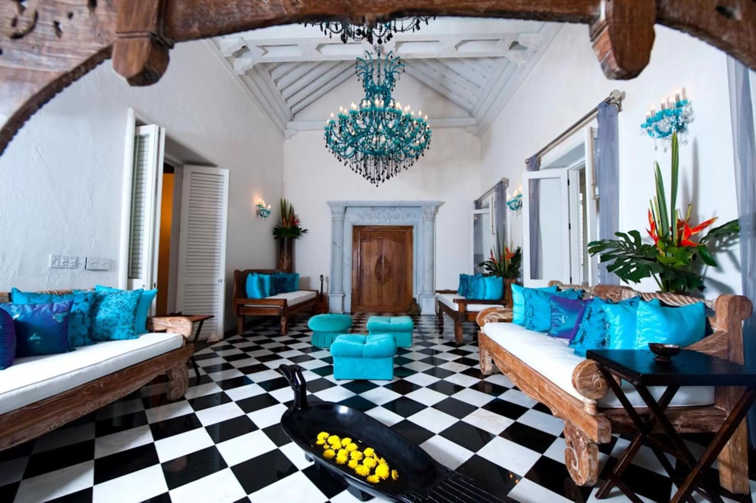 Living room in Hotel Aguamarina Boutique