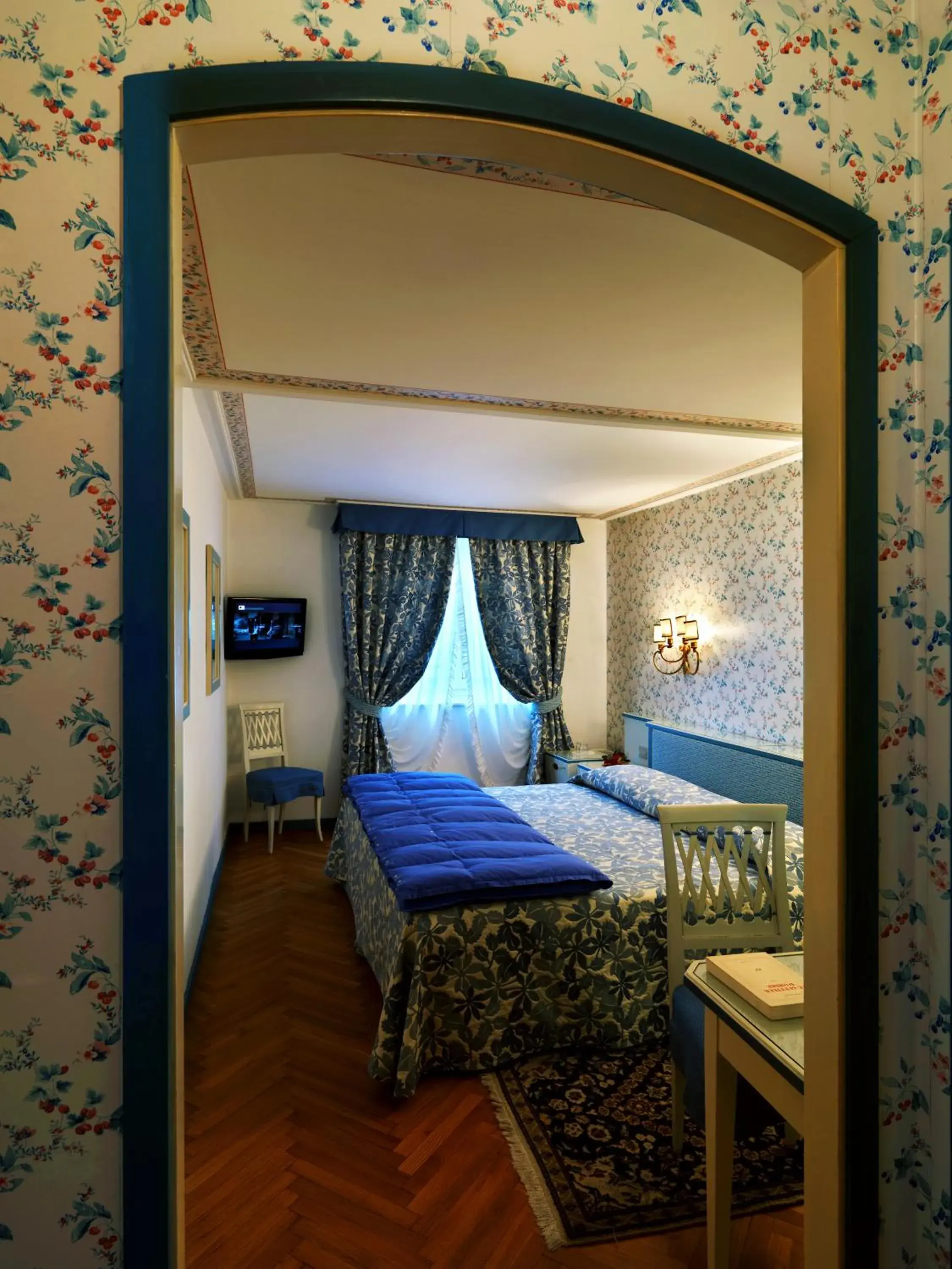 Bed in Hotel De La Poste