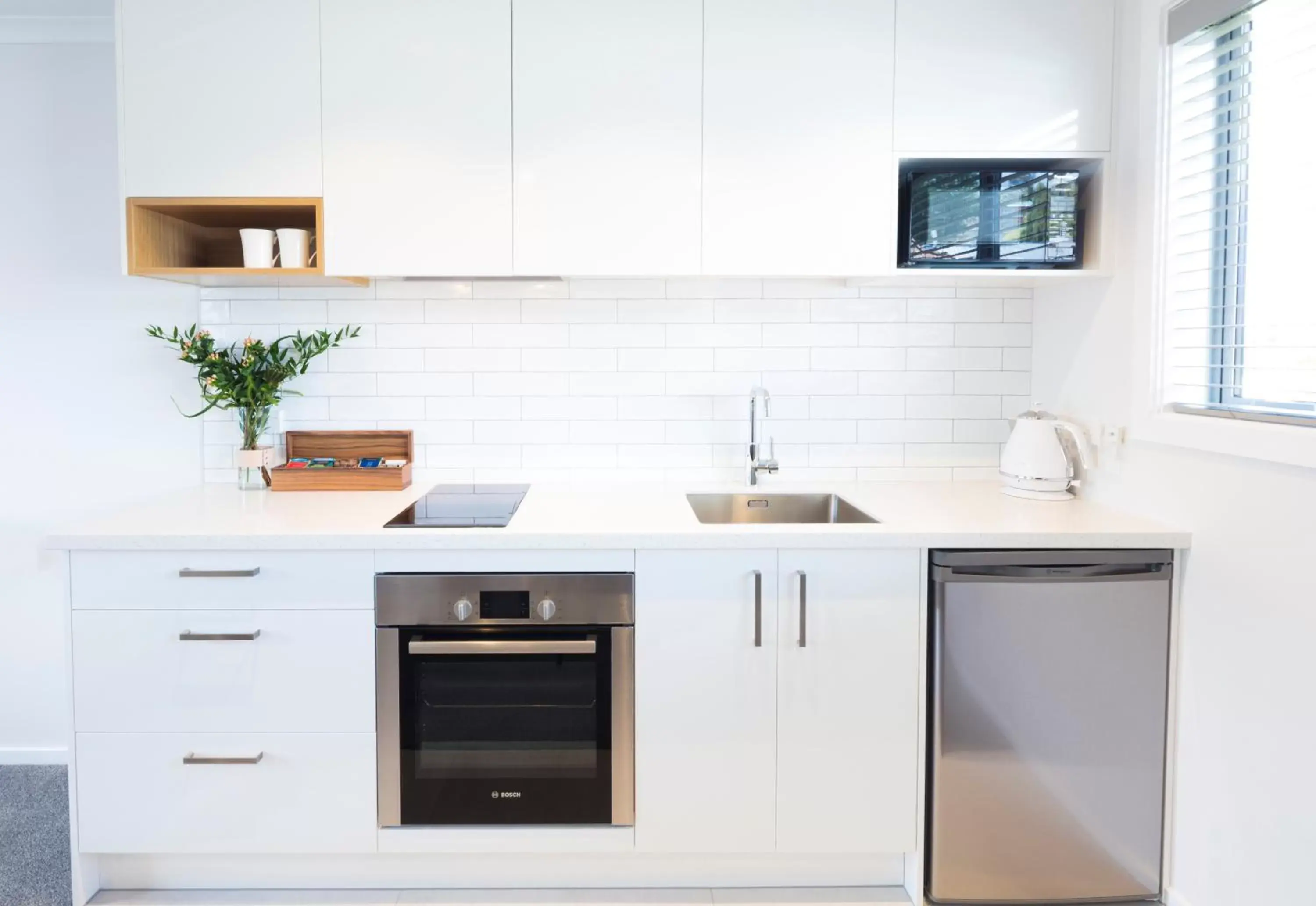 Kitchen/Kitchenette in Beechwood Boutique Accommodation