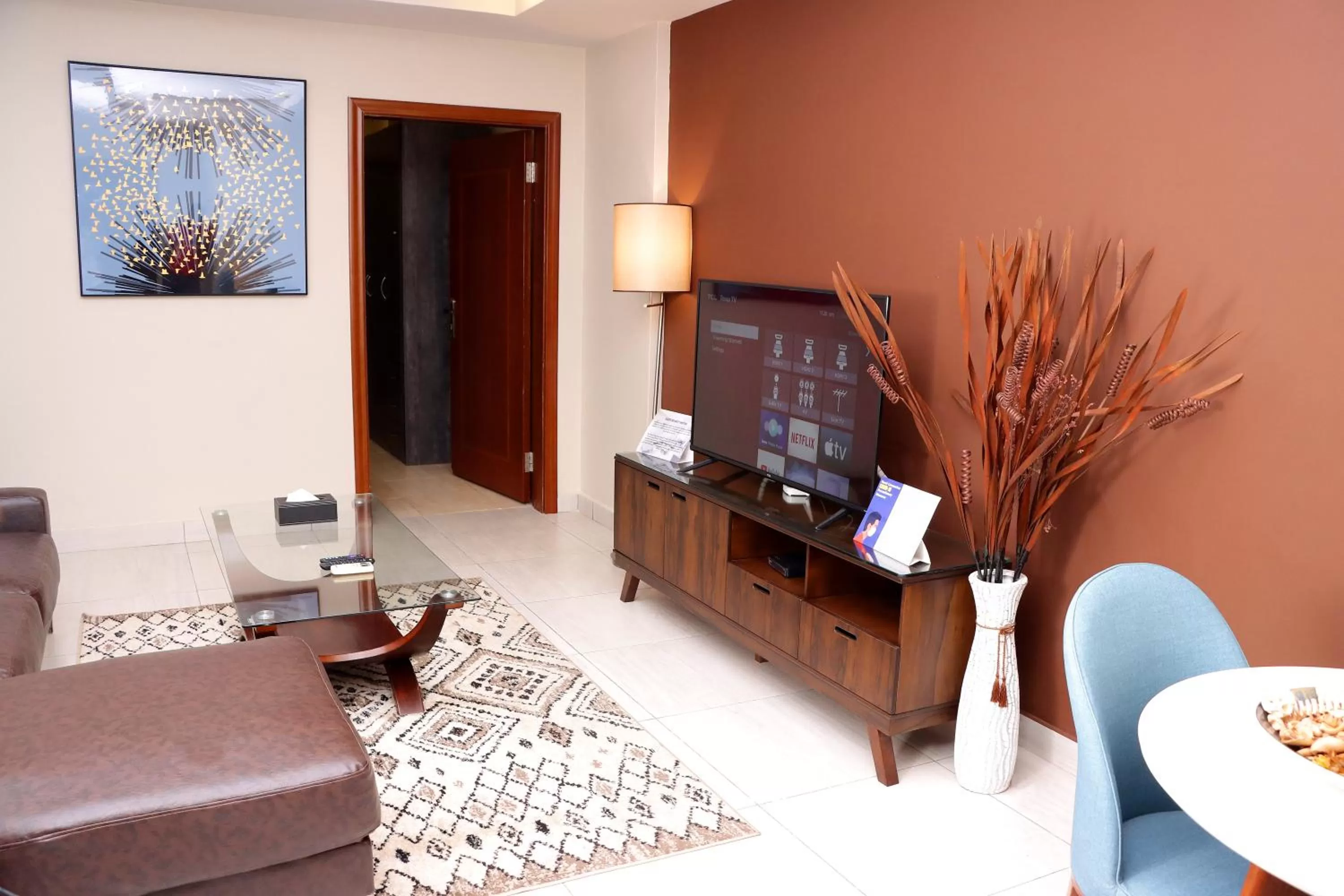 Living room in Montecito Apartments