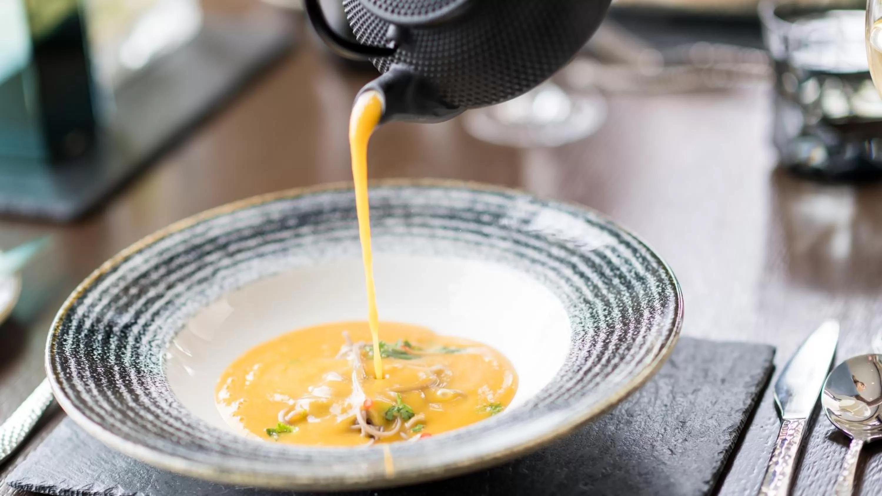 Food close-up in The Carlyon Bay Hotel and Spa