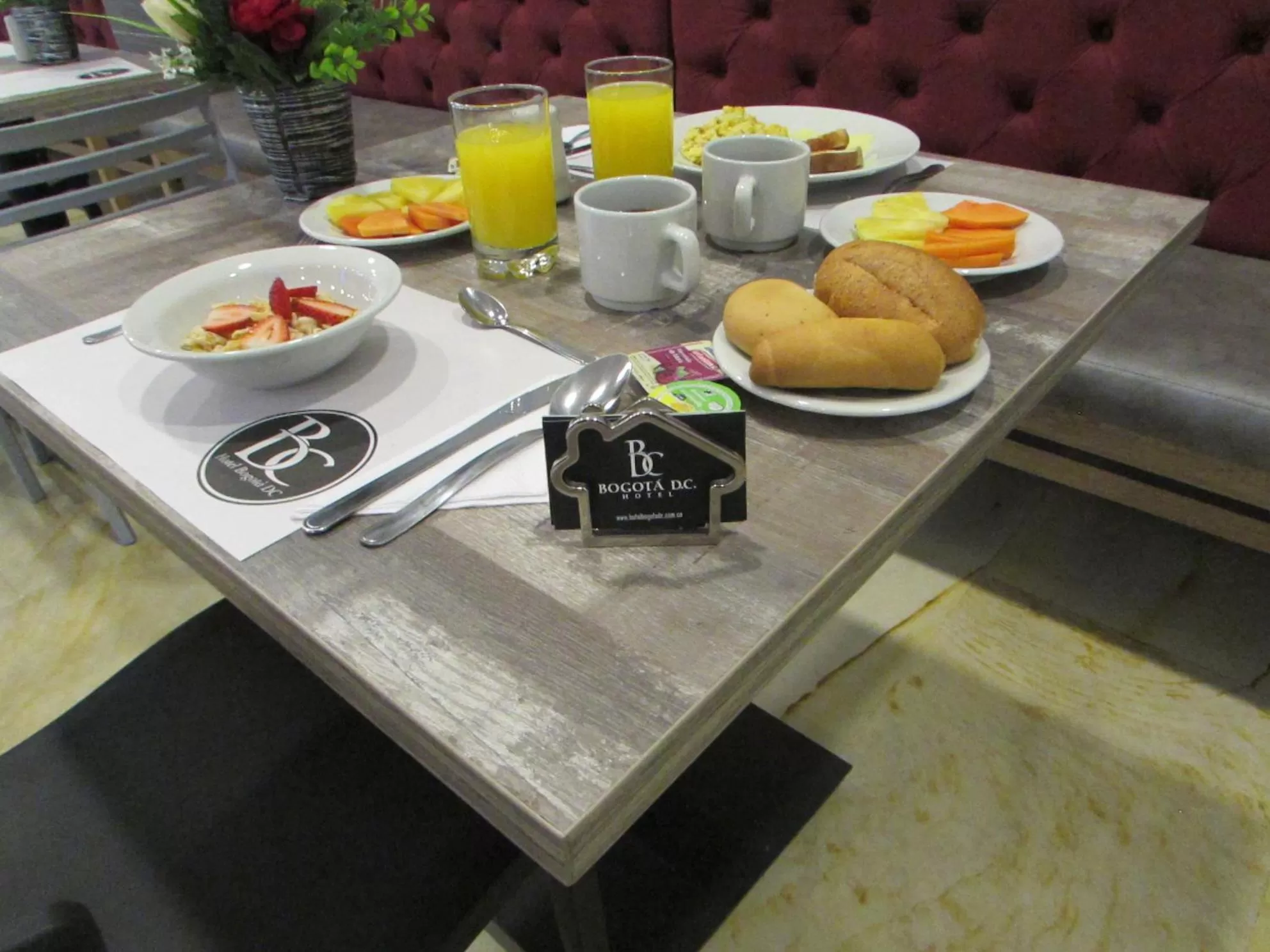 Breakfast in Hotel Bogota DC